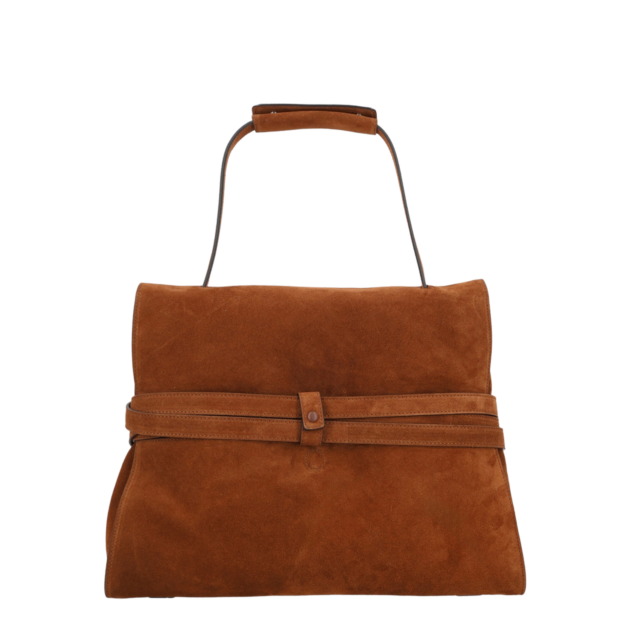 Tie Me Shoulder Bag - Brown - Image 4