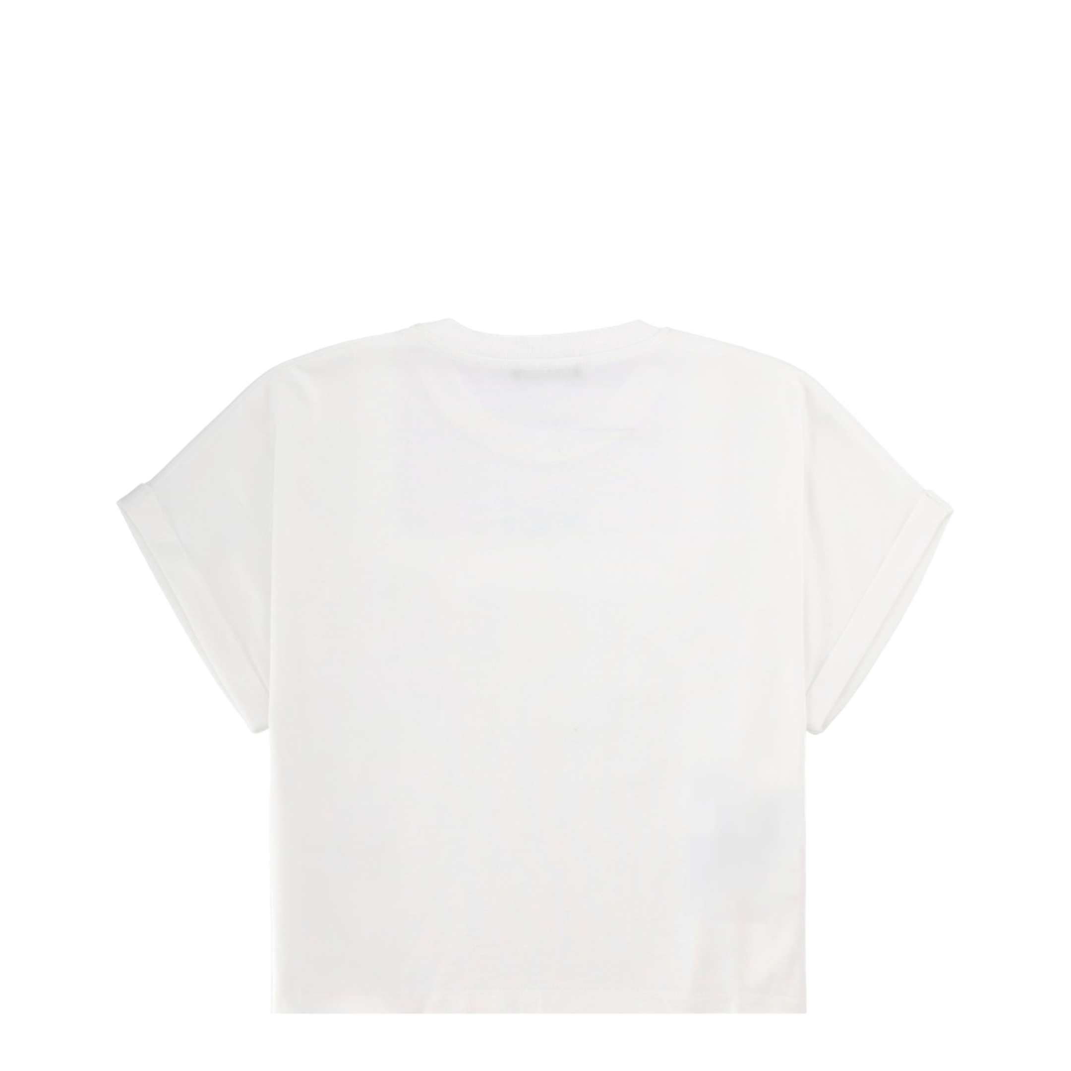 Cropped T-Shirt With Logo - Image 2
