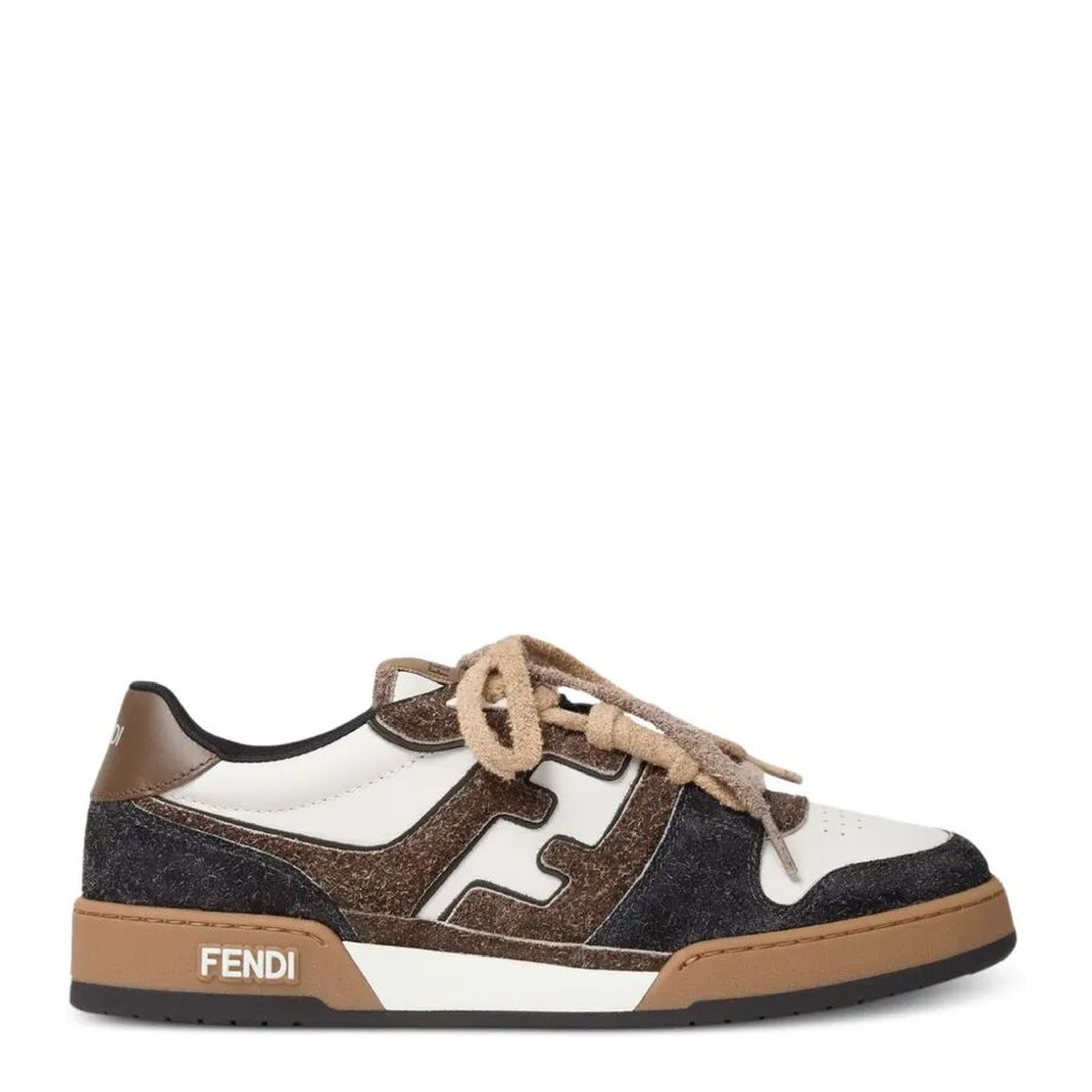 Match Leather and Suede Sneakers - Image 1