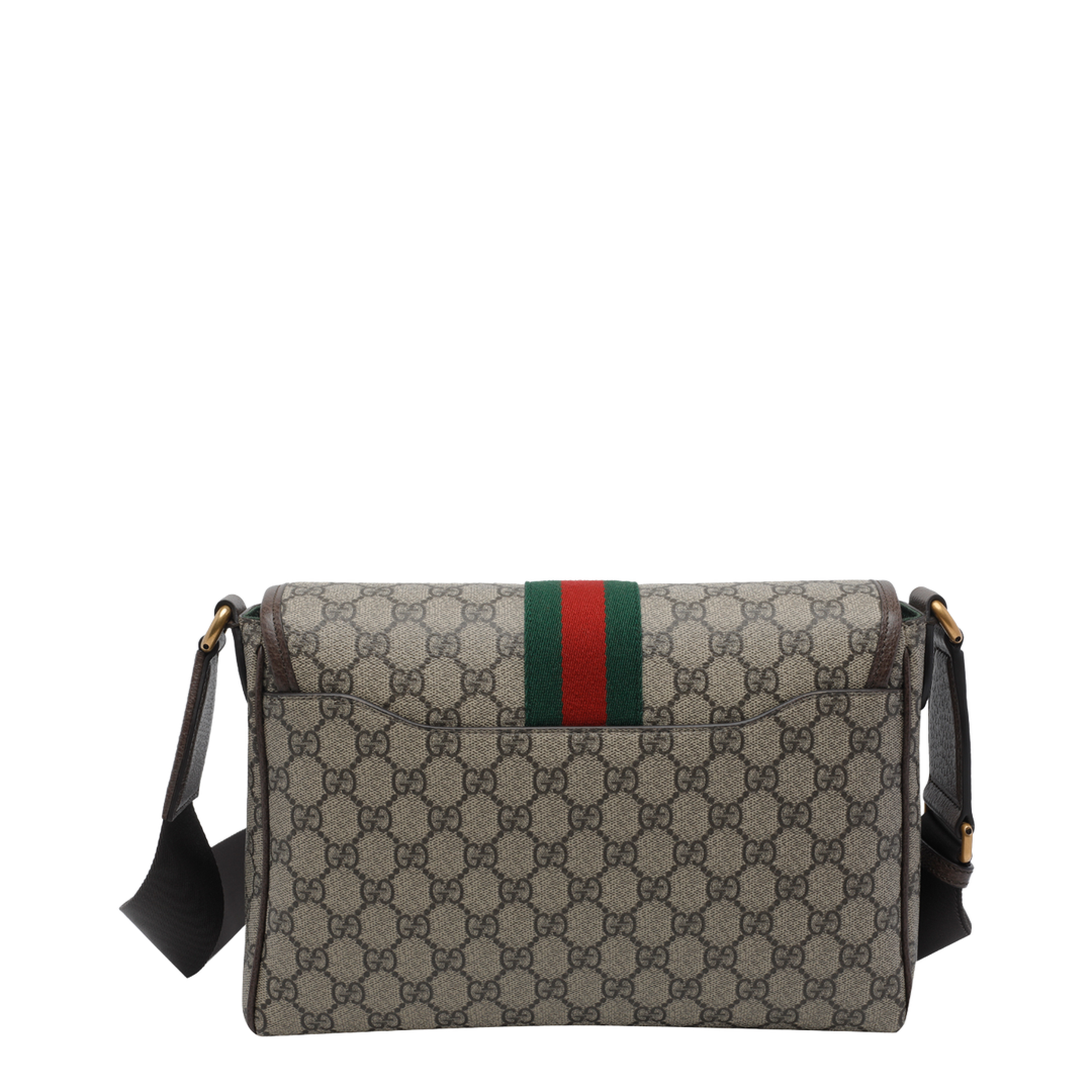 Ophidia Medium Messenger Bag - Beige/Brown - Image 3