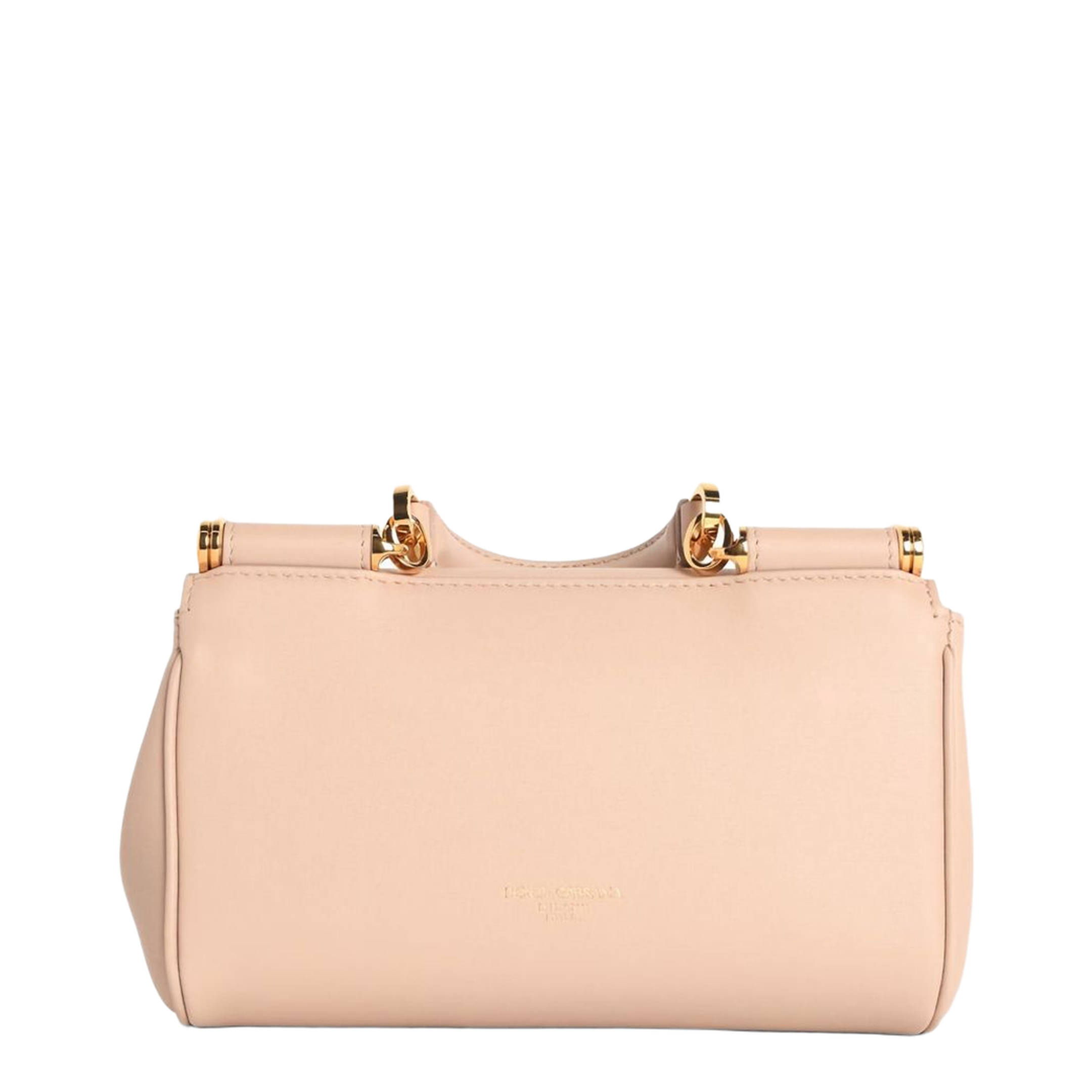 My Sicily Mini Calf Leather Top-Handle Bag - Beige - Image 3