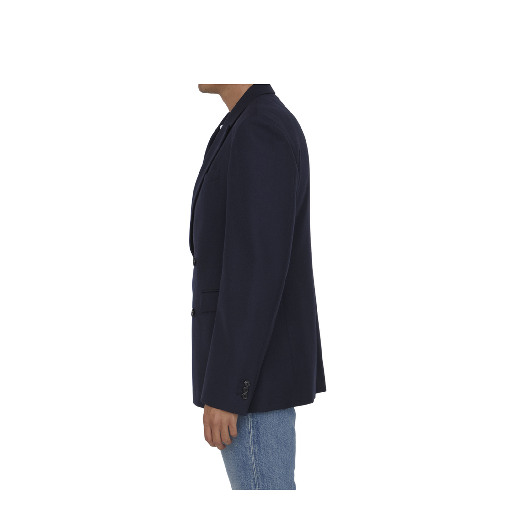 Wool Double-Breasted Jacket - Image 3
