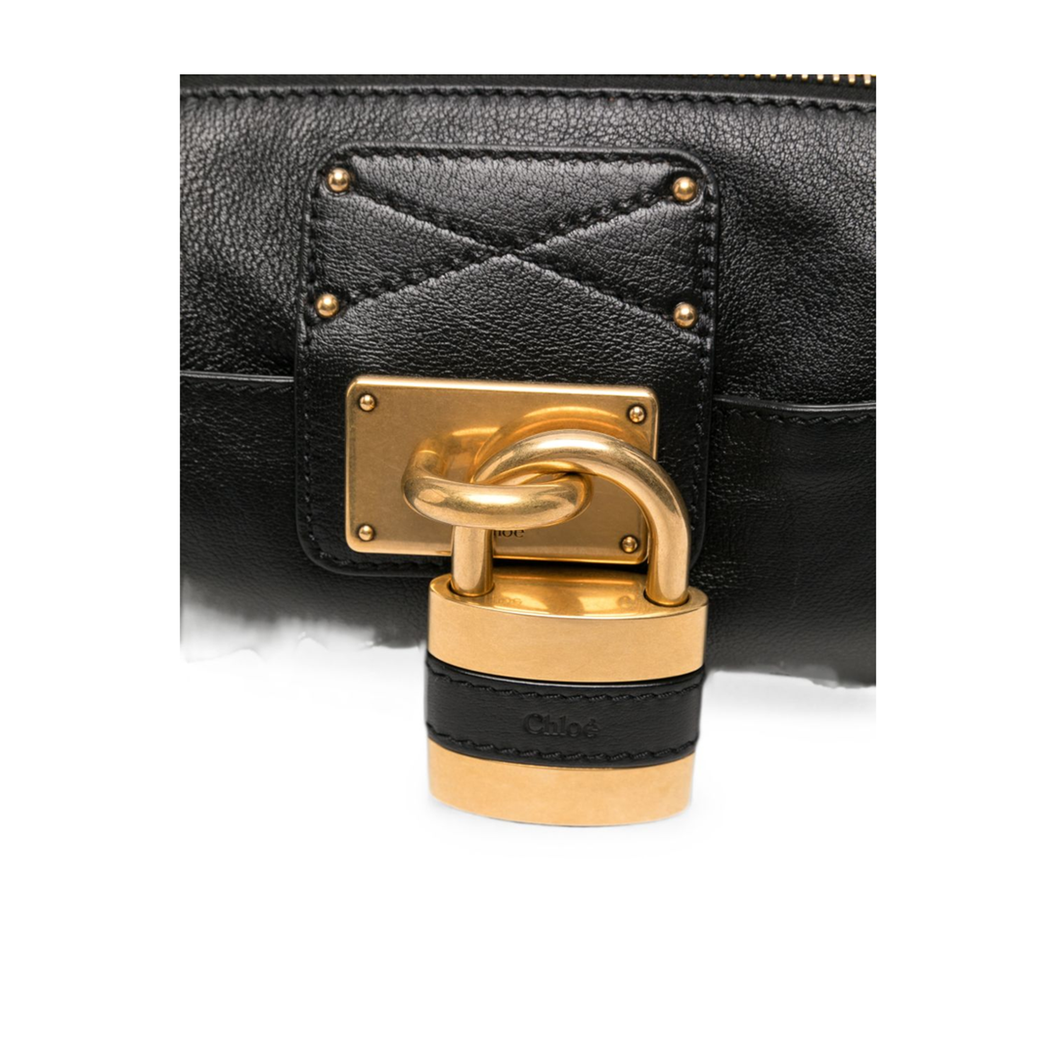 Paddington Grained Buffalo Leather Crossbody - Black - Image 4