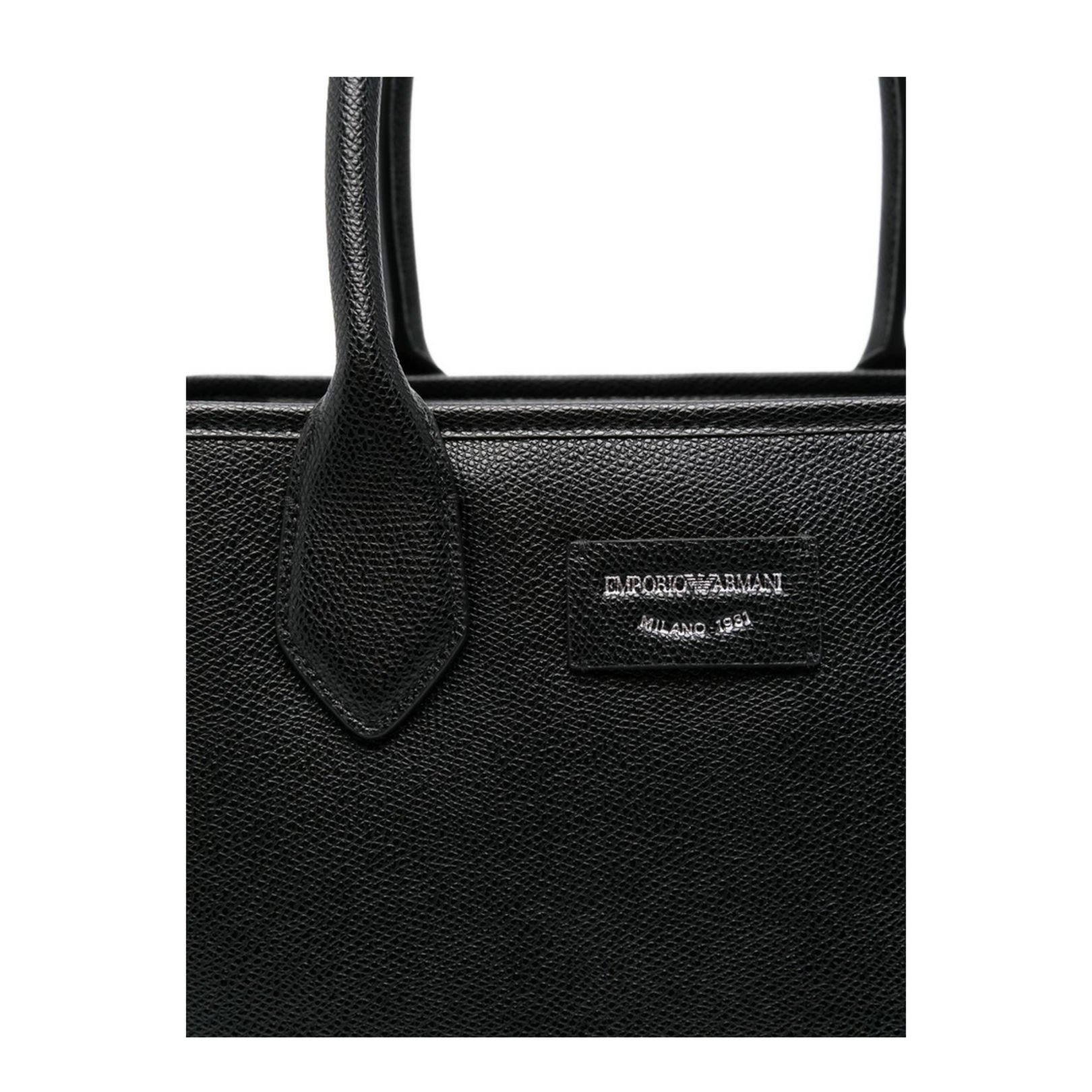 Medium Shopper Bag with Palmellato Finish - Image 2