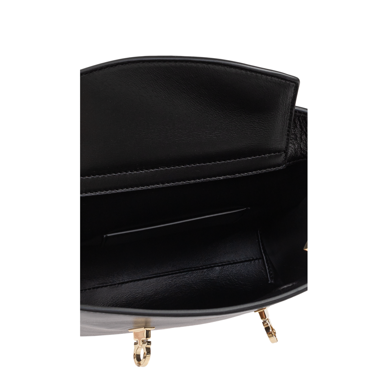 Hug Mini Calfskin Shoulder Bag - Nero - Image 5