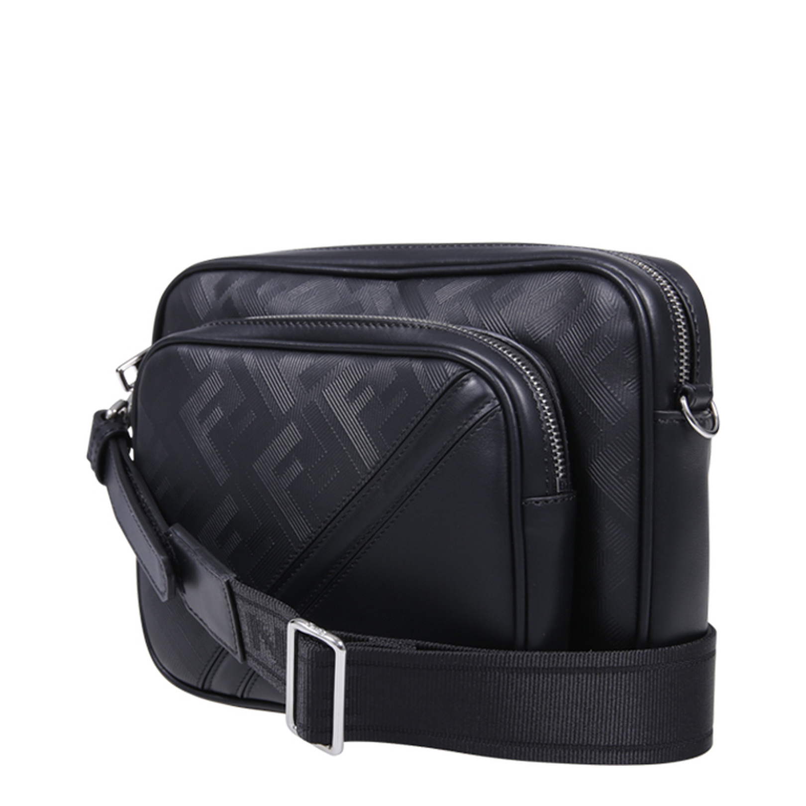 Diagonal Camera Case Duo
Black Calfskin Leather Bag - Image 5