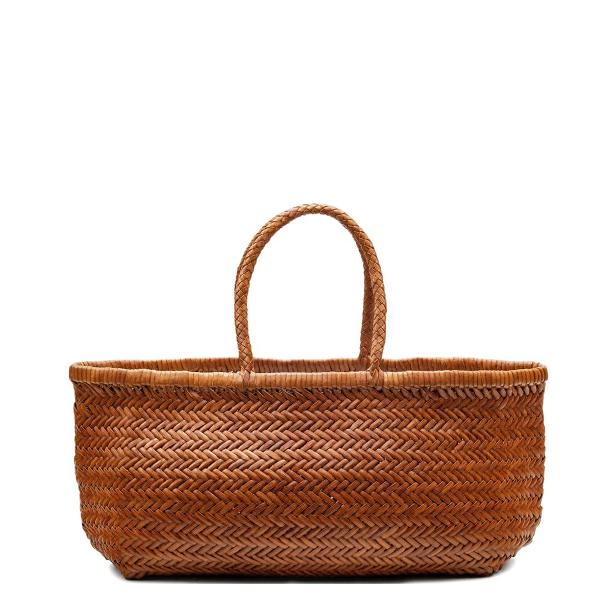 Triple Jump Small Buffalo Calfskin Tote - Tan - Image 1