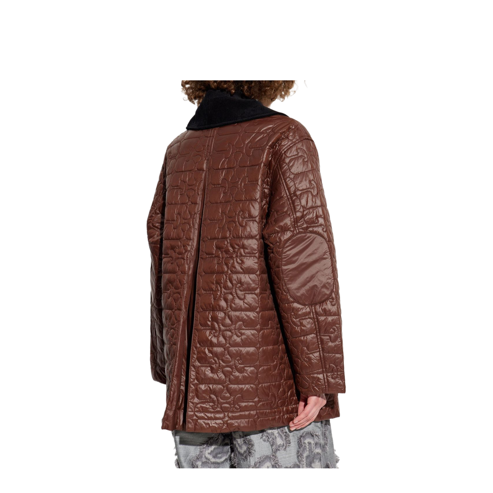Brown Recycled Nylon Jacket - Image 3