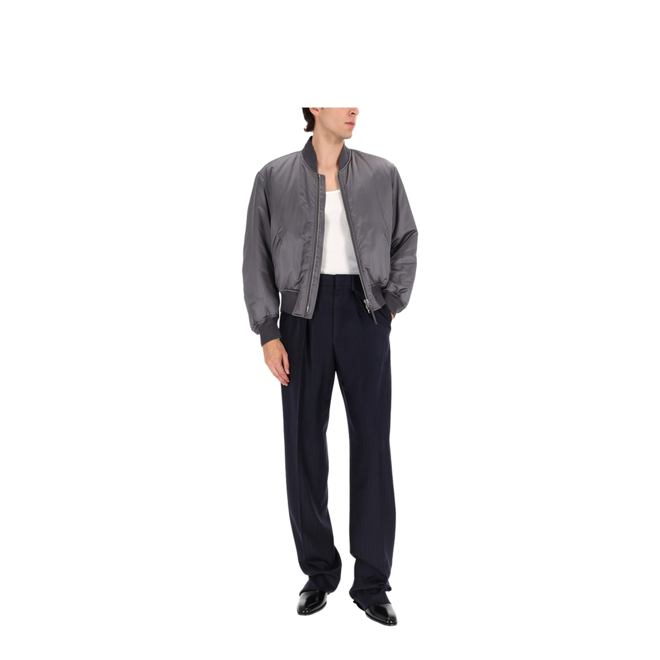 Silk Bomber Jacket - Image 4