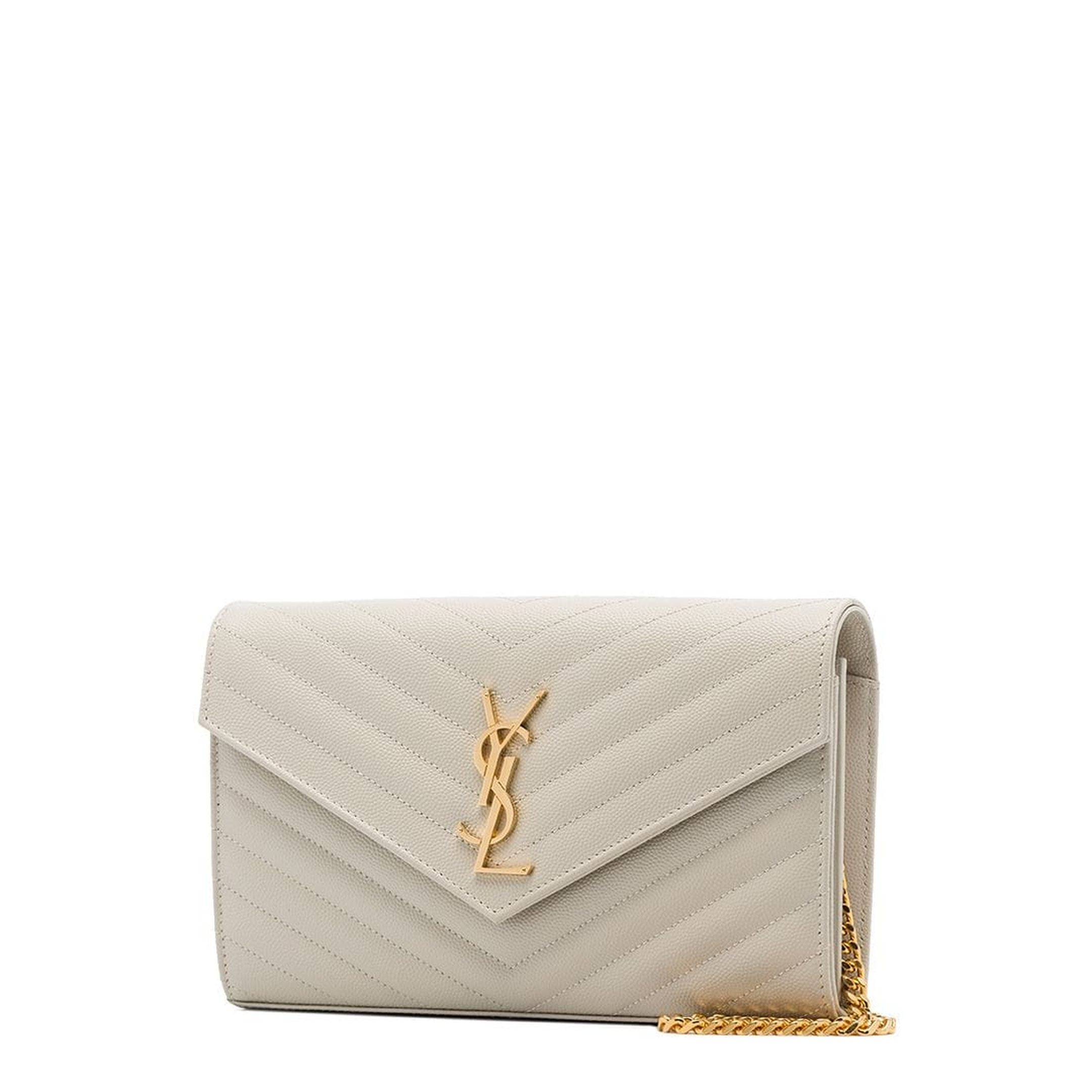 Classic Cassandre Chain Wallet In Grain De Poudre Leather - Image 4
