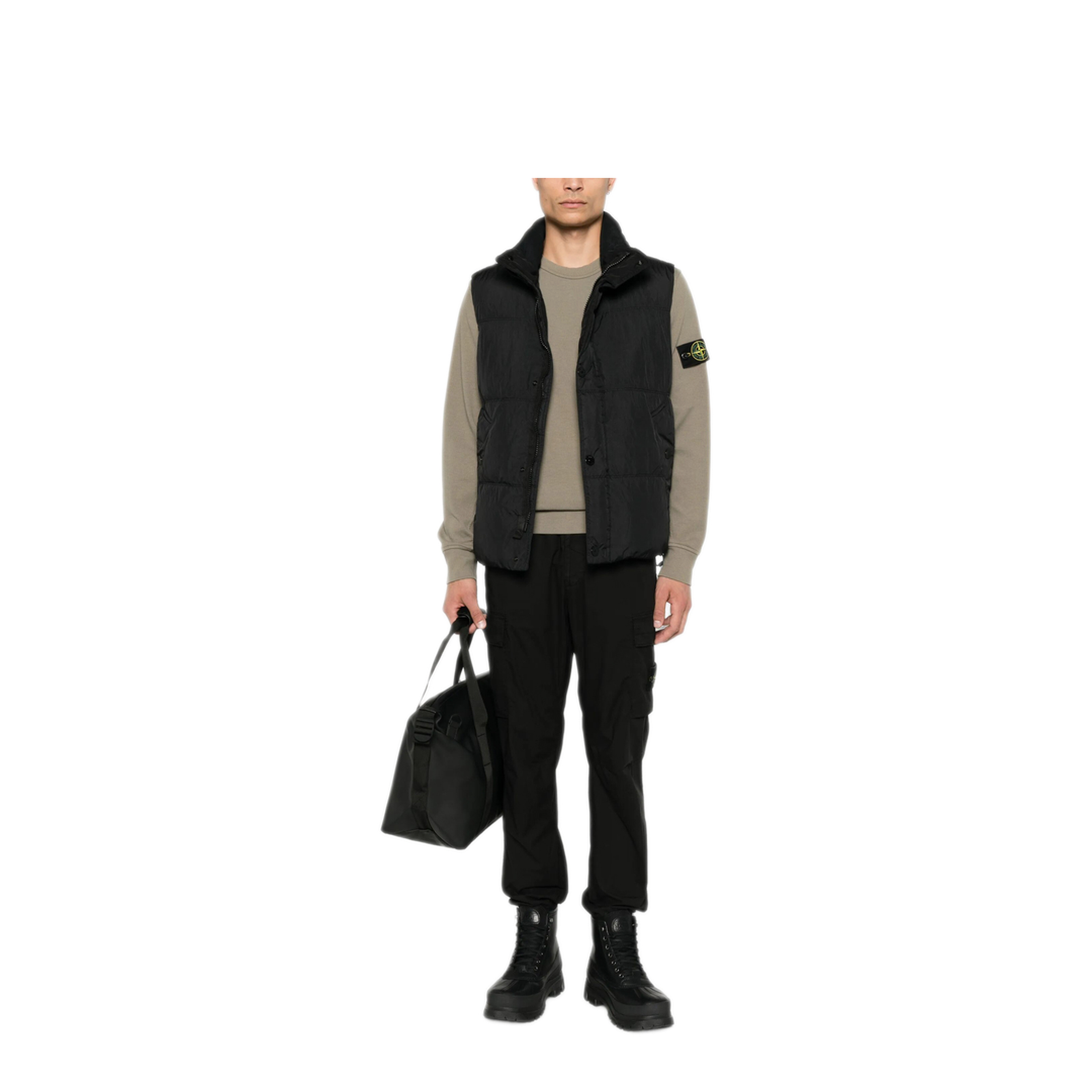 Windproof Down Gilet with Water-Repellent Finish - Image 2