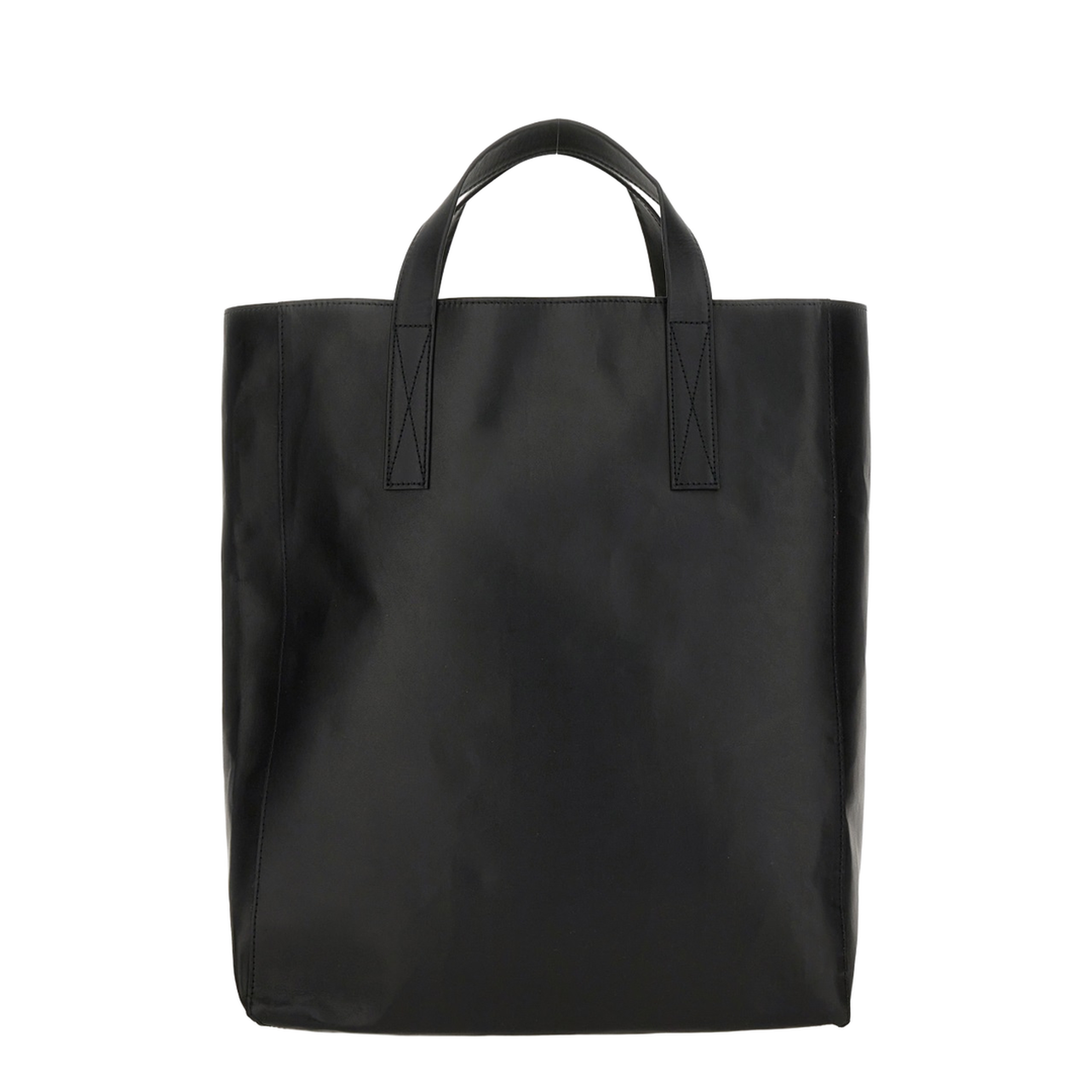 Sarah Medium Cow Leather Tote - Black - Image 2