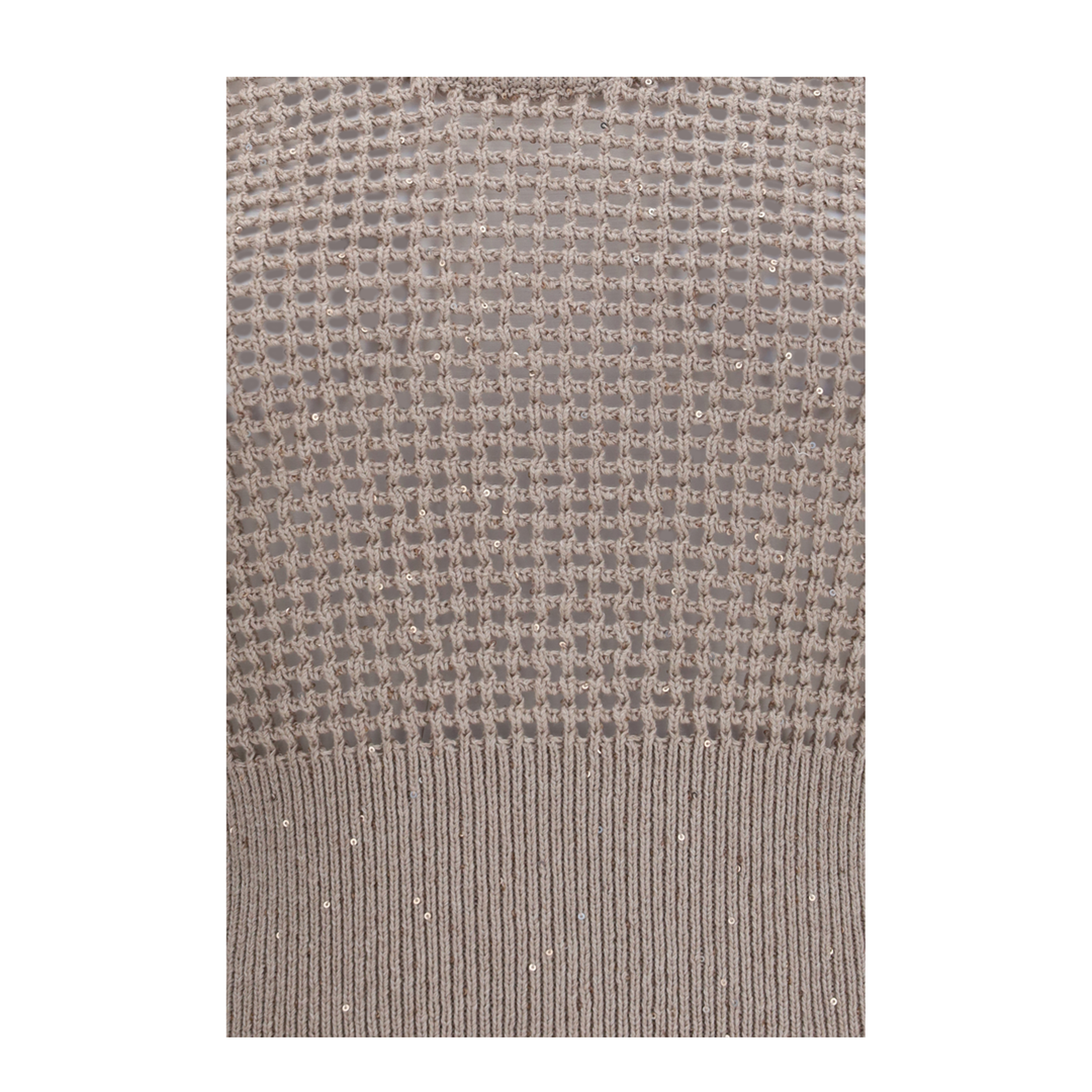 Perforated Sequin Tank Top - Image 3