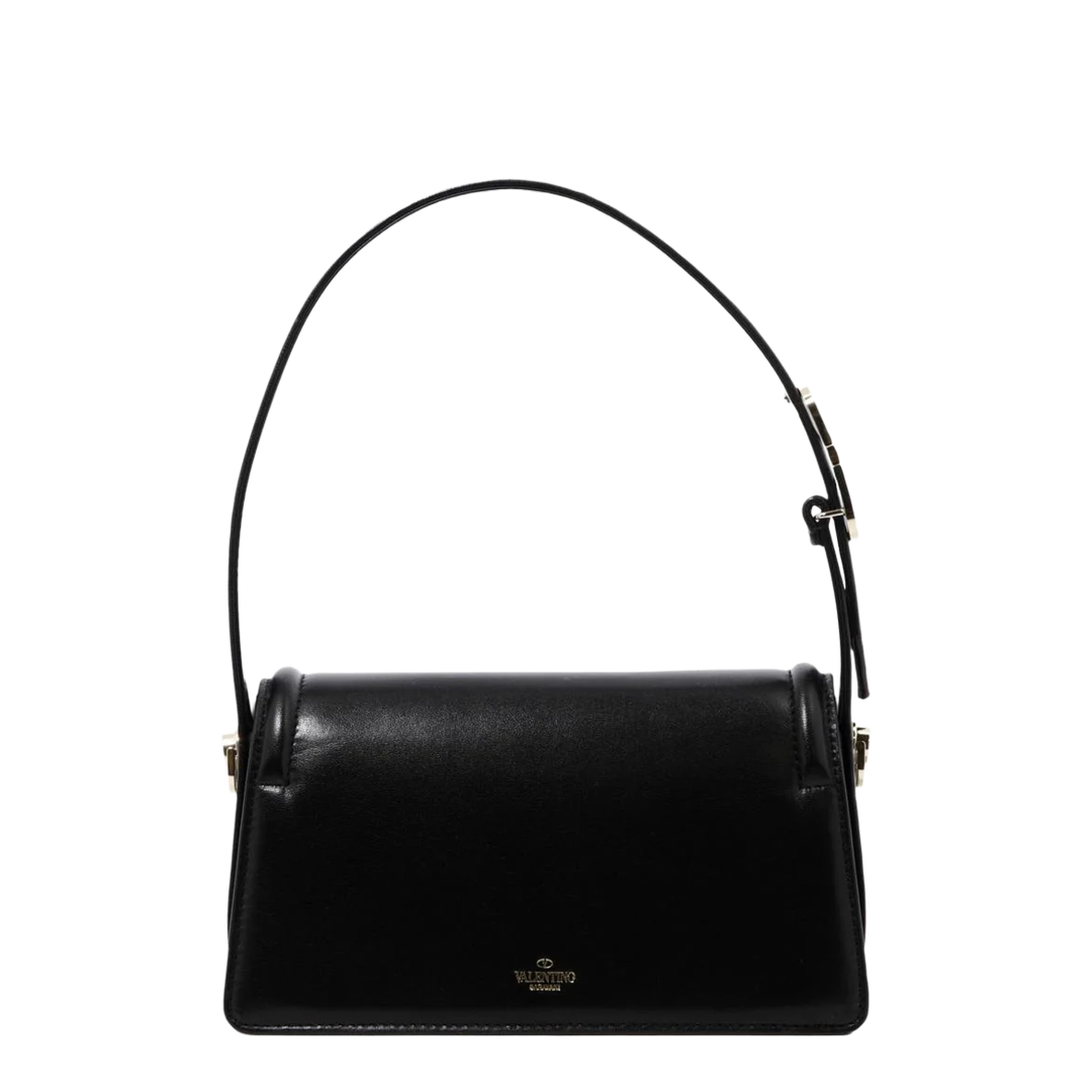 Black Leather Shoulder Bag - Image 3