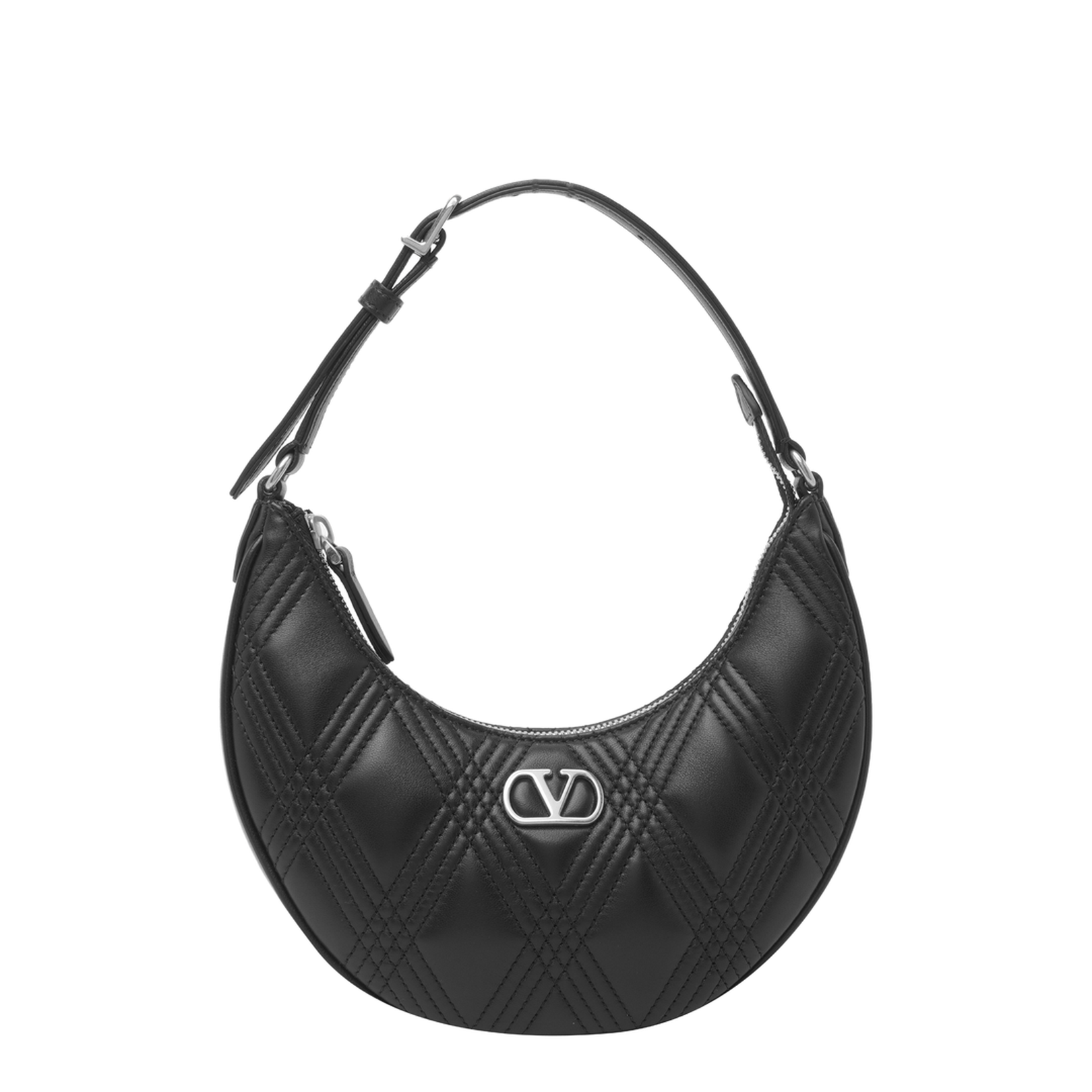 Quiltie 67 Hobo Bag - Black - Image 1