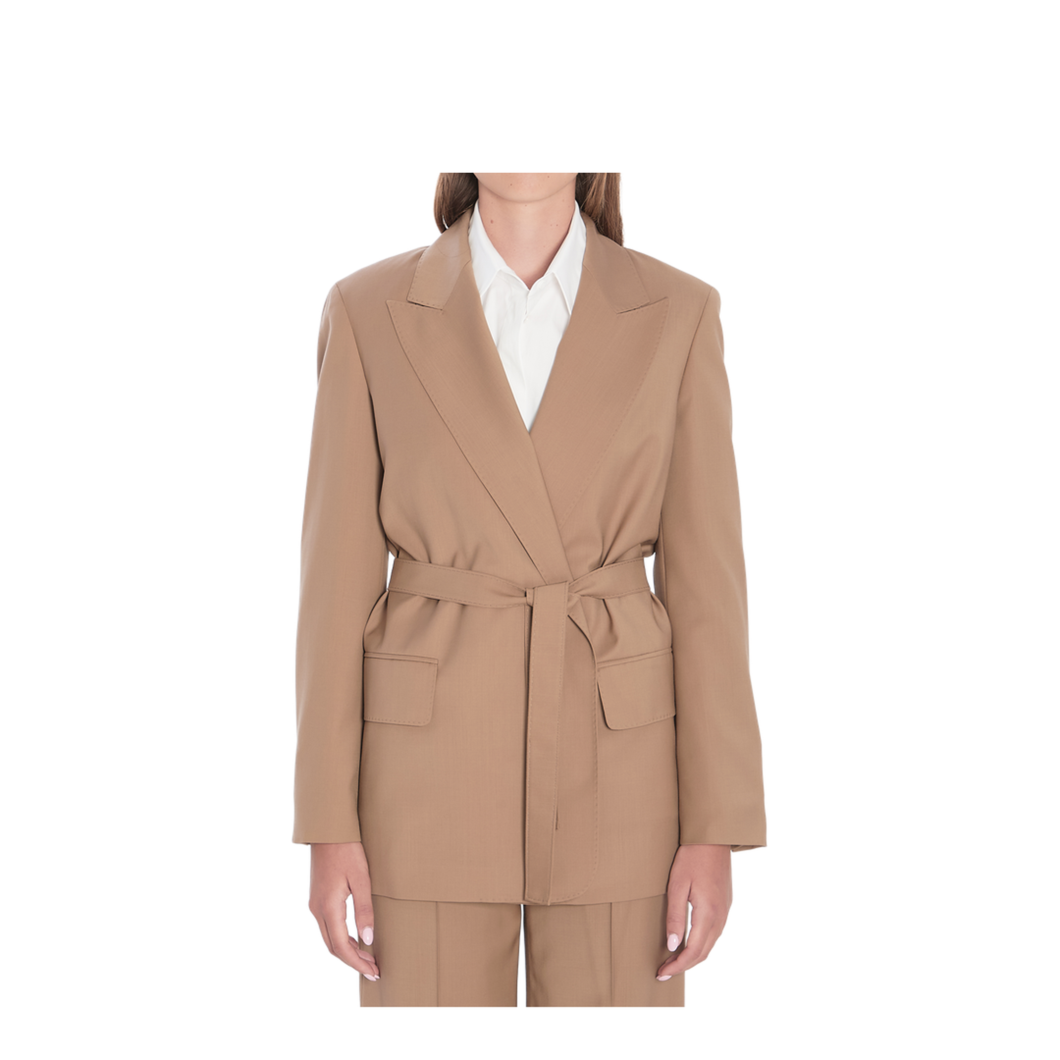 Blazer in Wool Canvas - Image 1