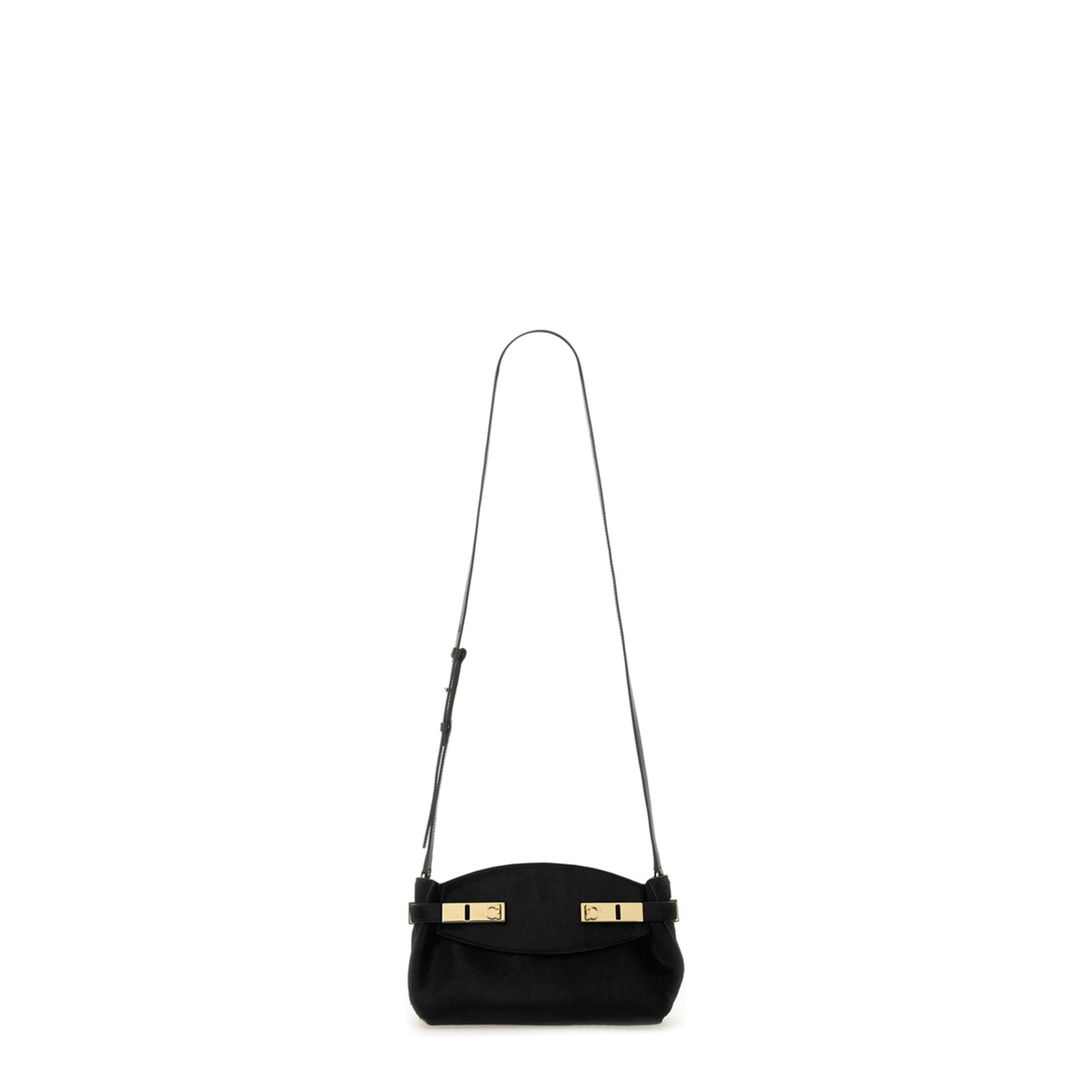Hug Soft Medium Hair Calf Clutch - Black - Image 2