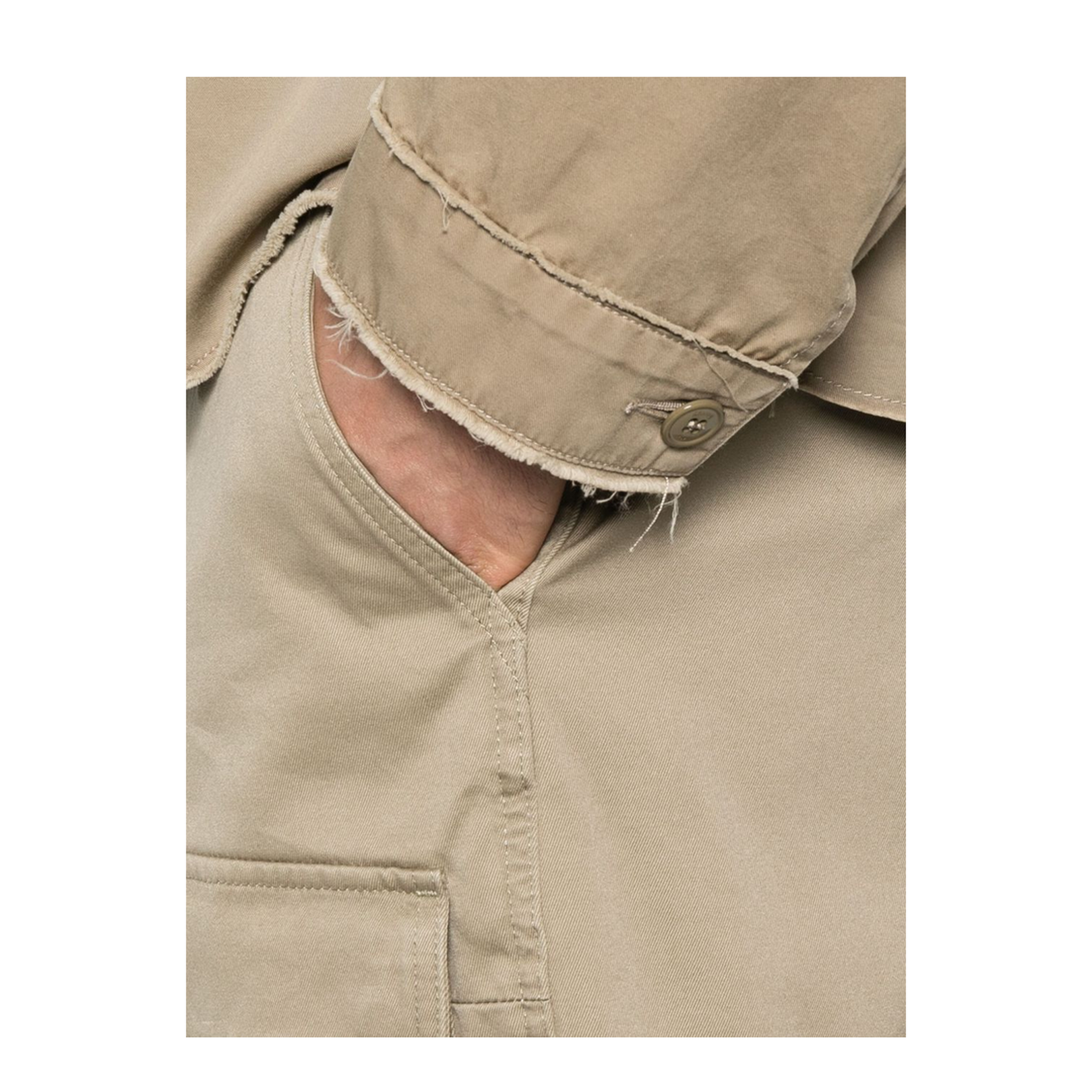 Beige cargo shorts - Image 3