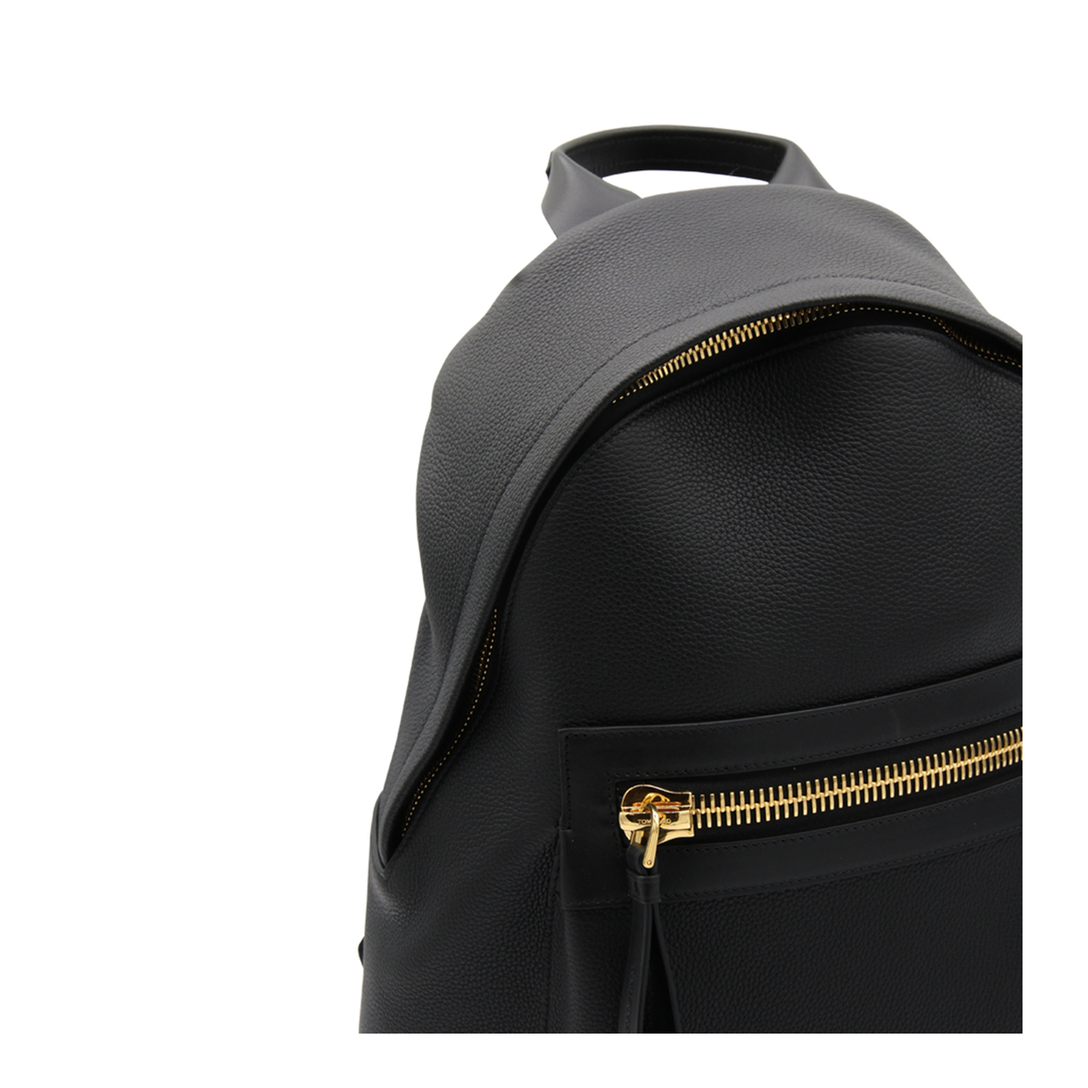 Grain Leather Buckley Backpack - Black - Image 4