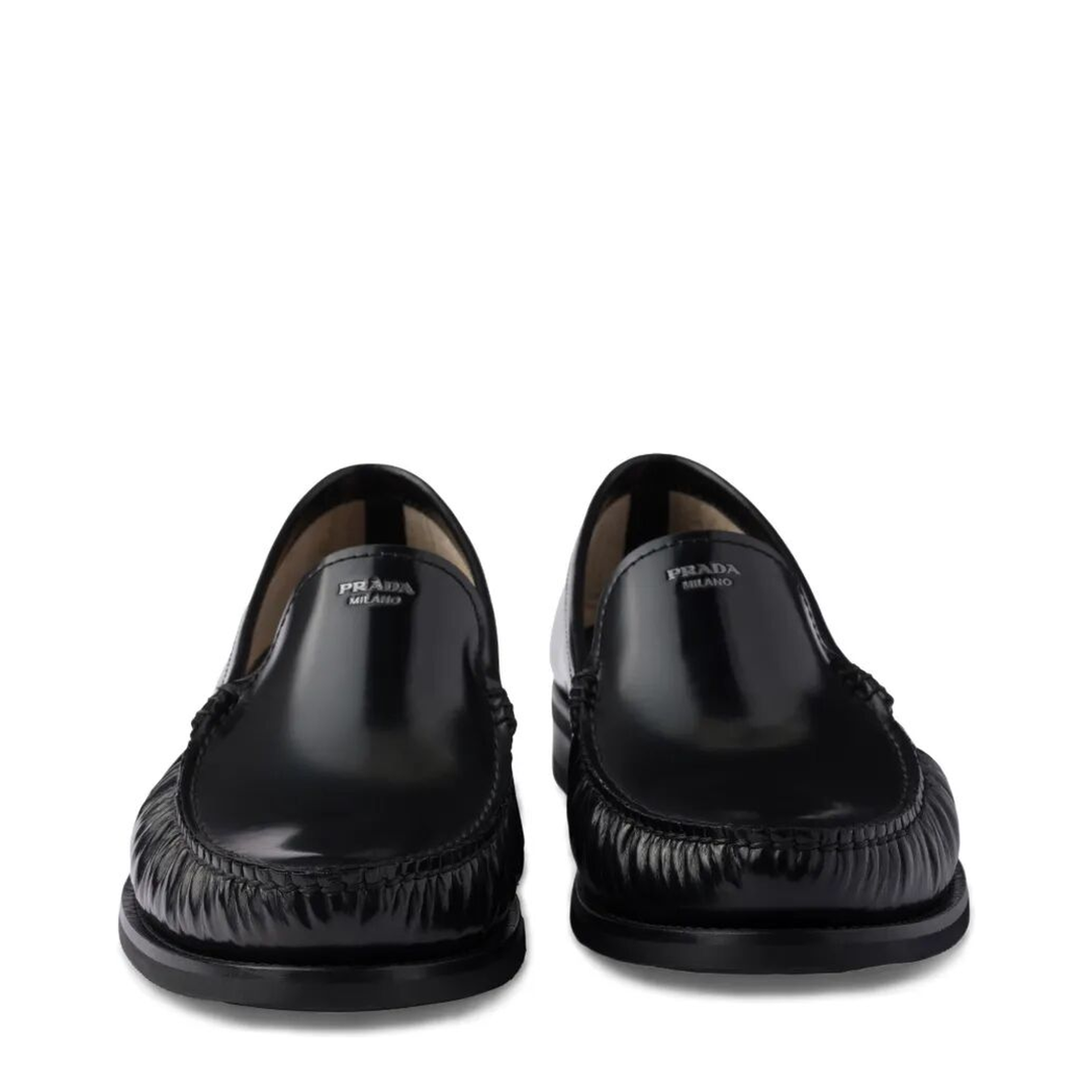 Brushed Leather Loafers - Image 3