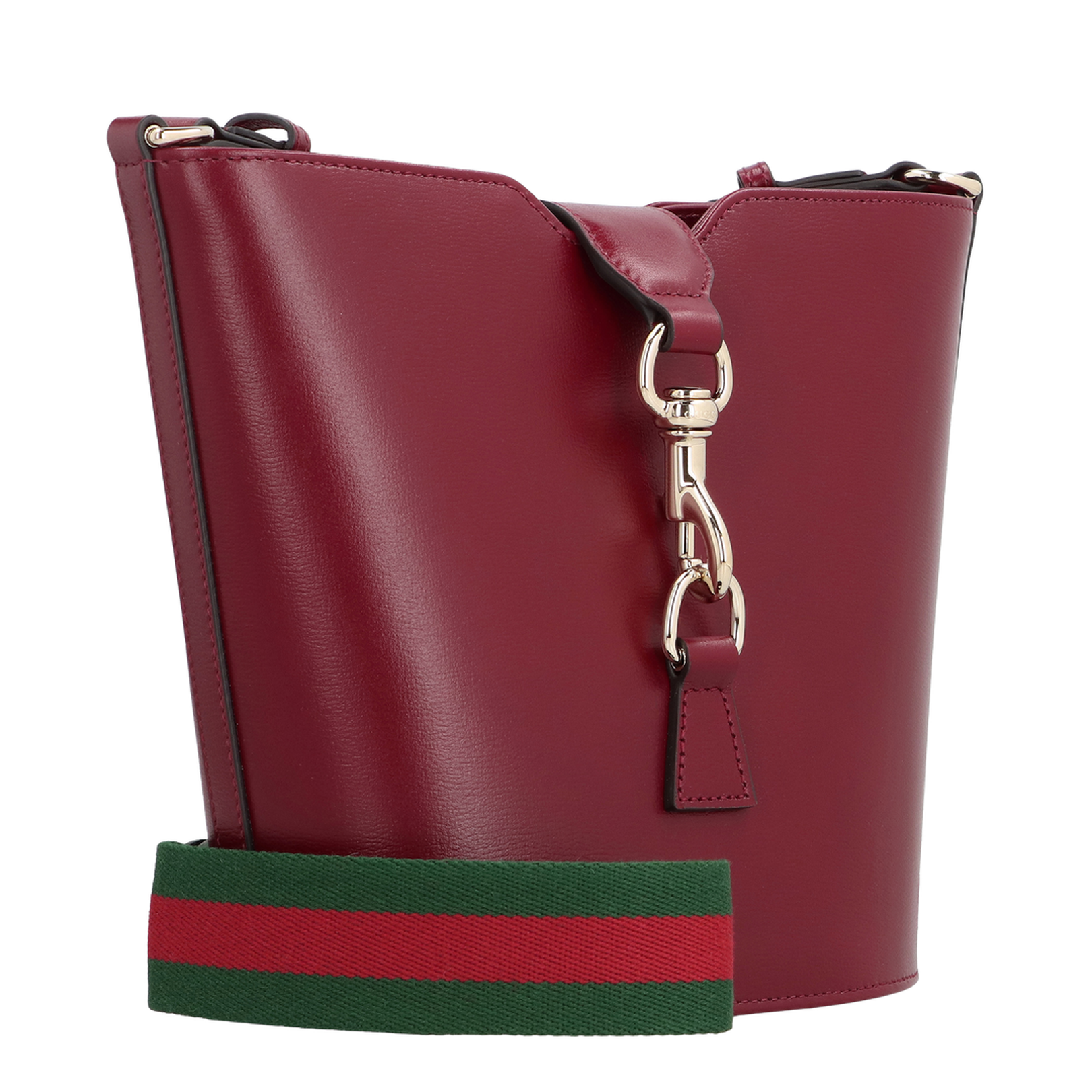 Mini Rosso Ancora Leather Shoulder Bag - Burgundy Red - Image 2