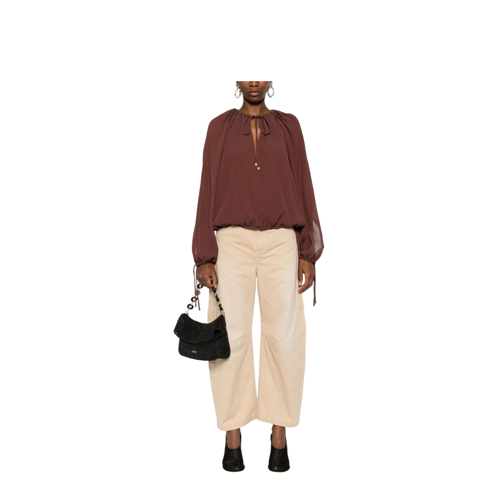 Cotton and Silk Blend Blouse - Image 4