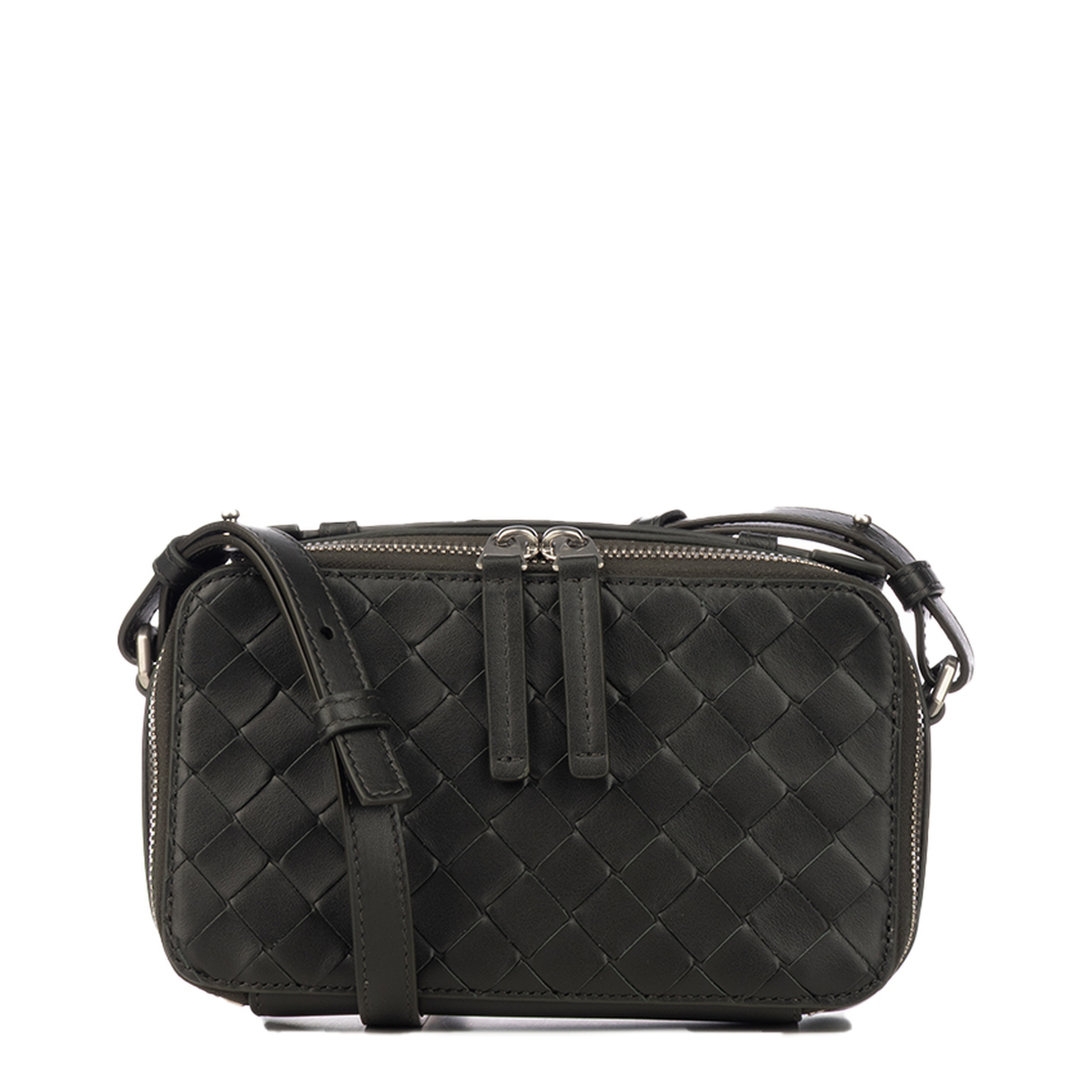 Getaway Calfskin Phone Pouch - Dark Green - Image 1