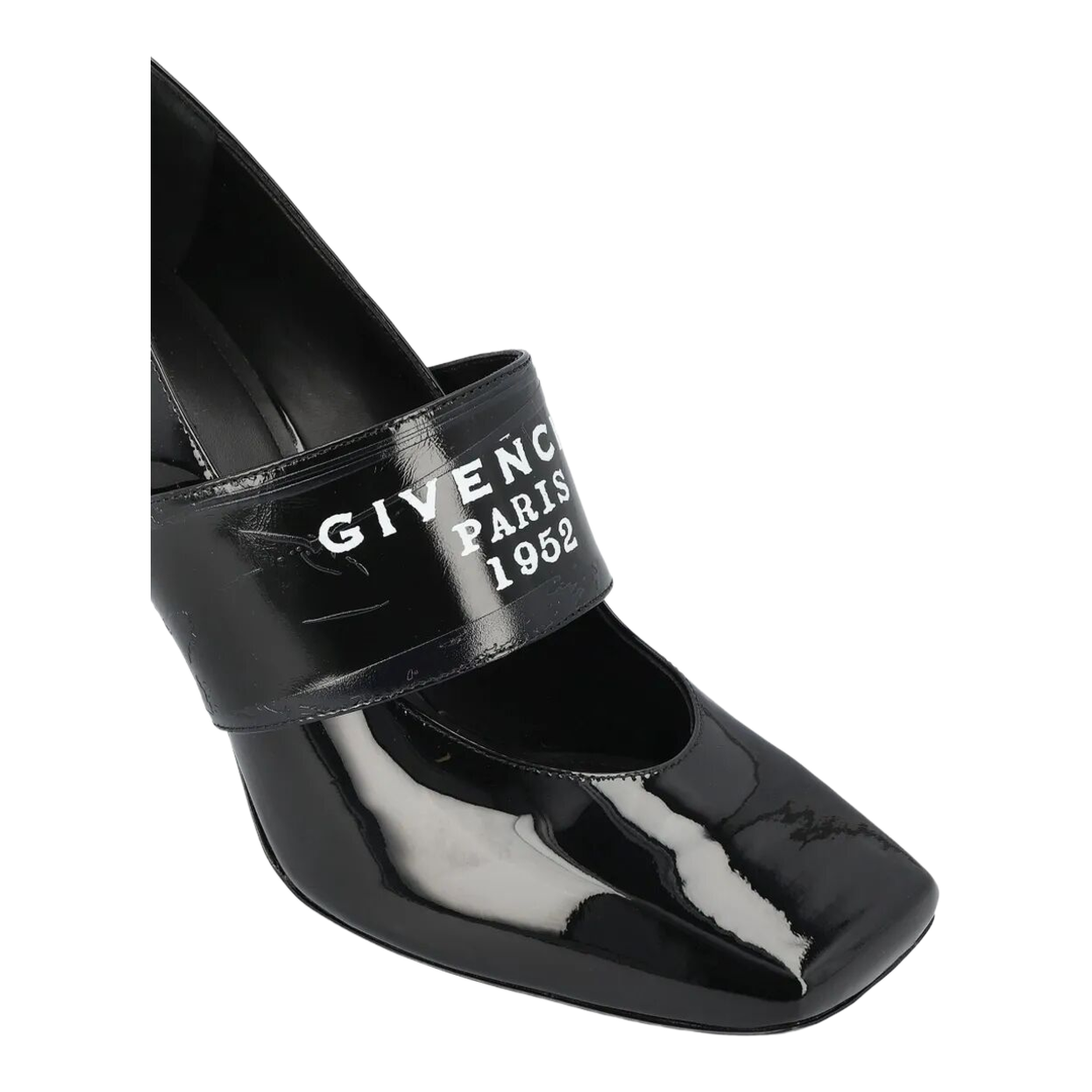 Sliced Square Tape in Patent Leather - Image 2
