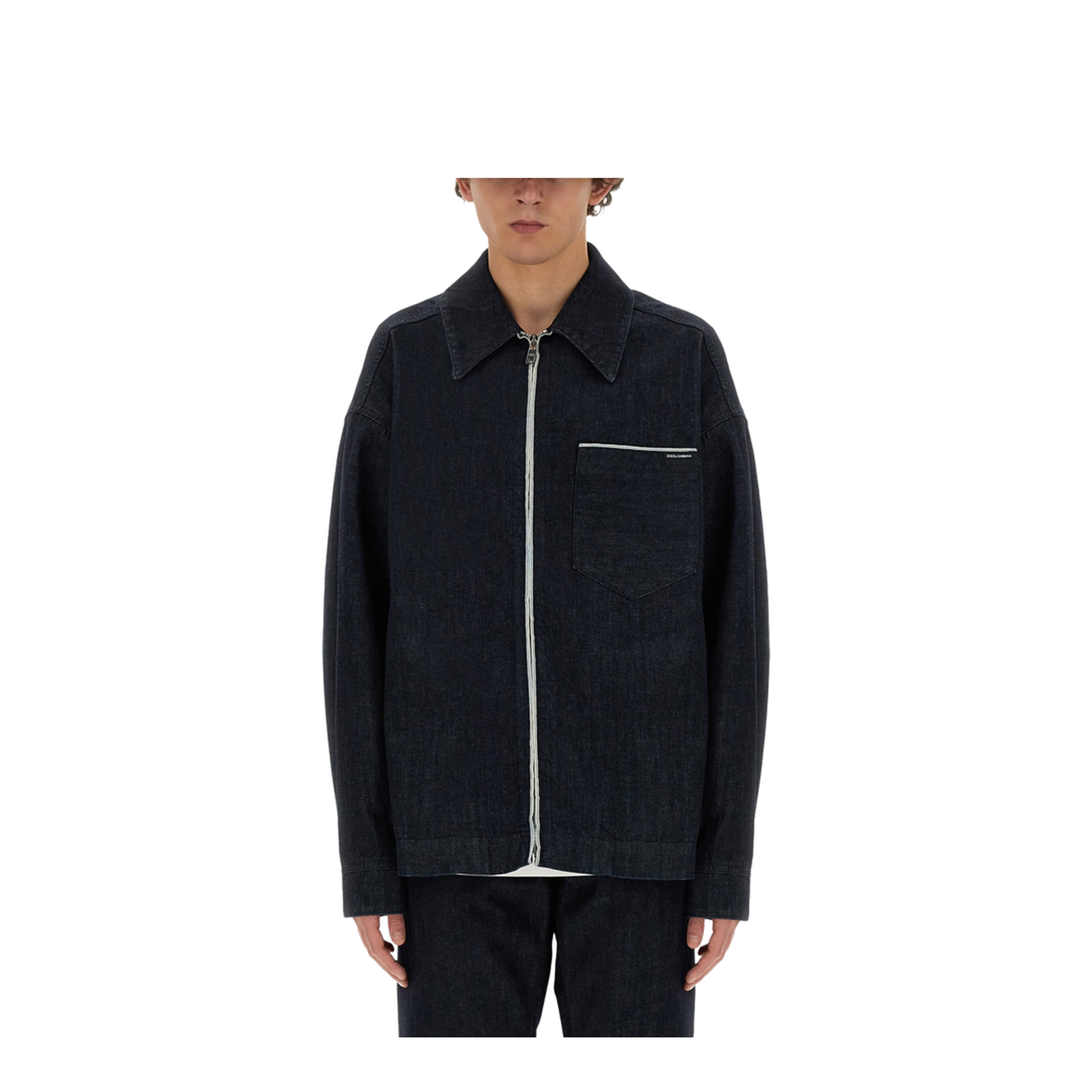 SELVEDGE DENIM BLOUSON - Image 1