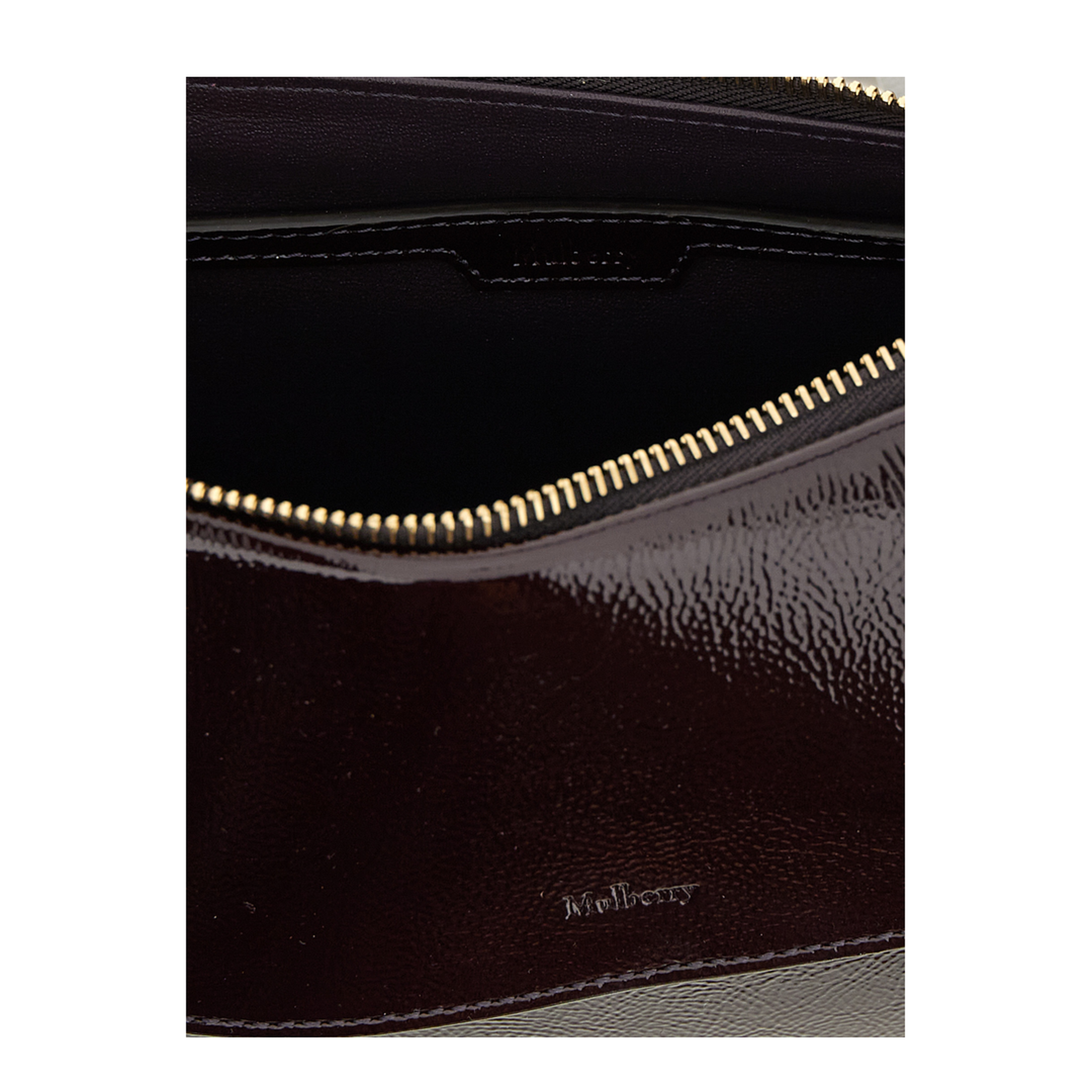 Clovelly Leather Shoulder Bag - Purple - Image 4