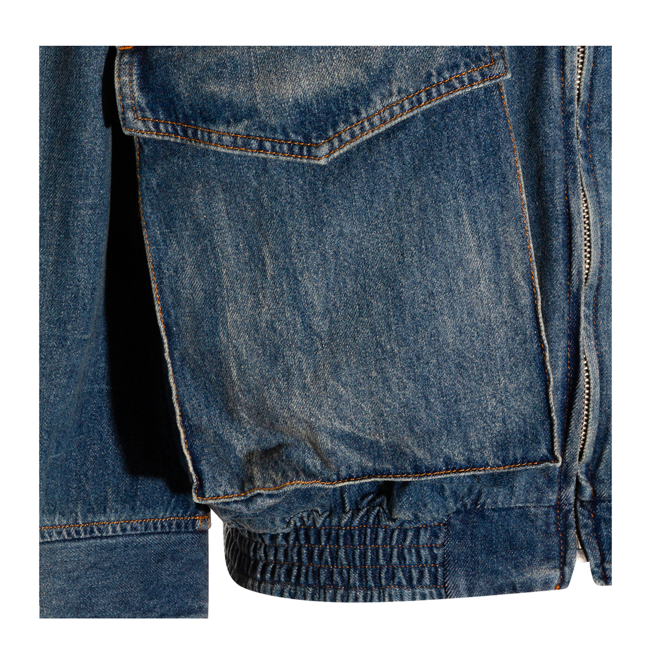 Blue Denim Jacket With Flap Pockets - Image 5