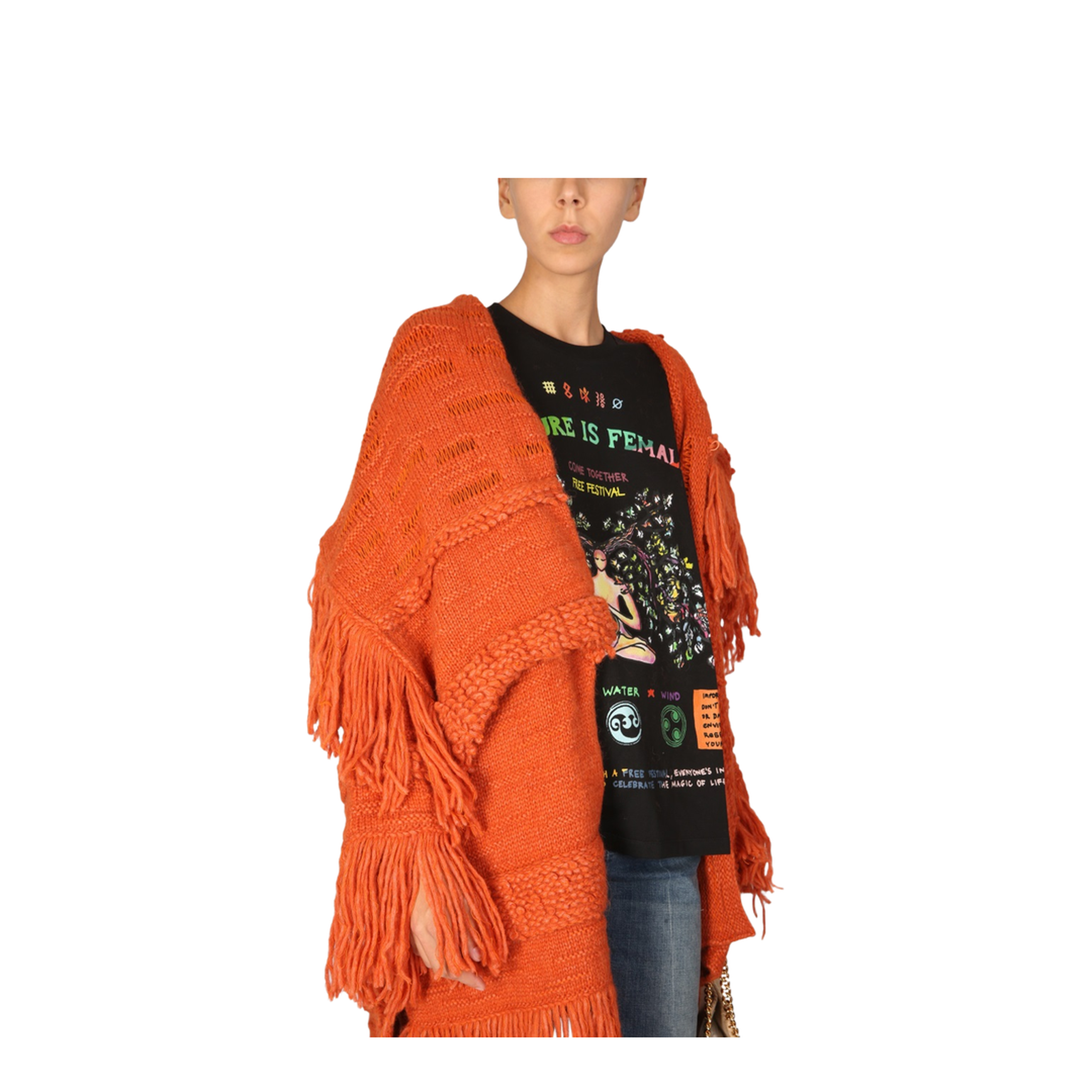 Knitted Textured Coat - Image 4