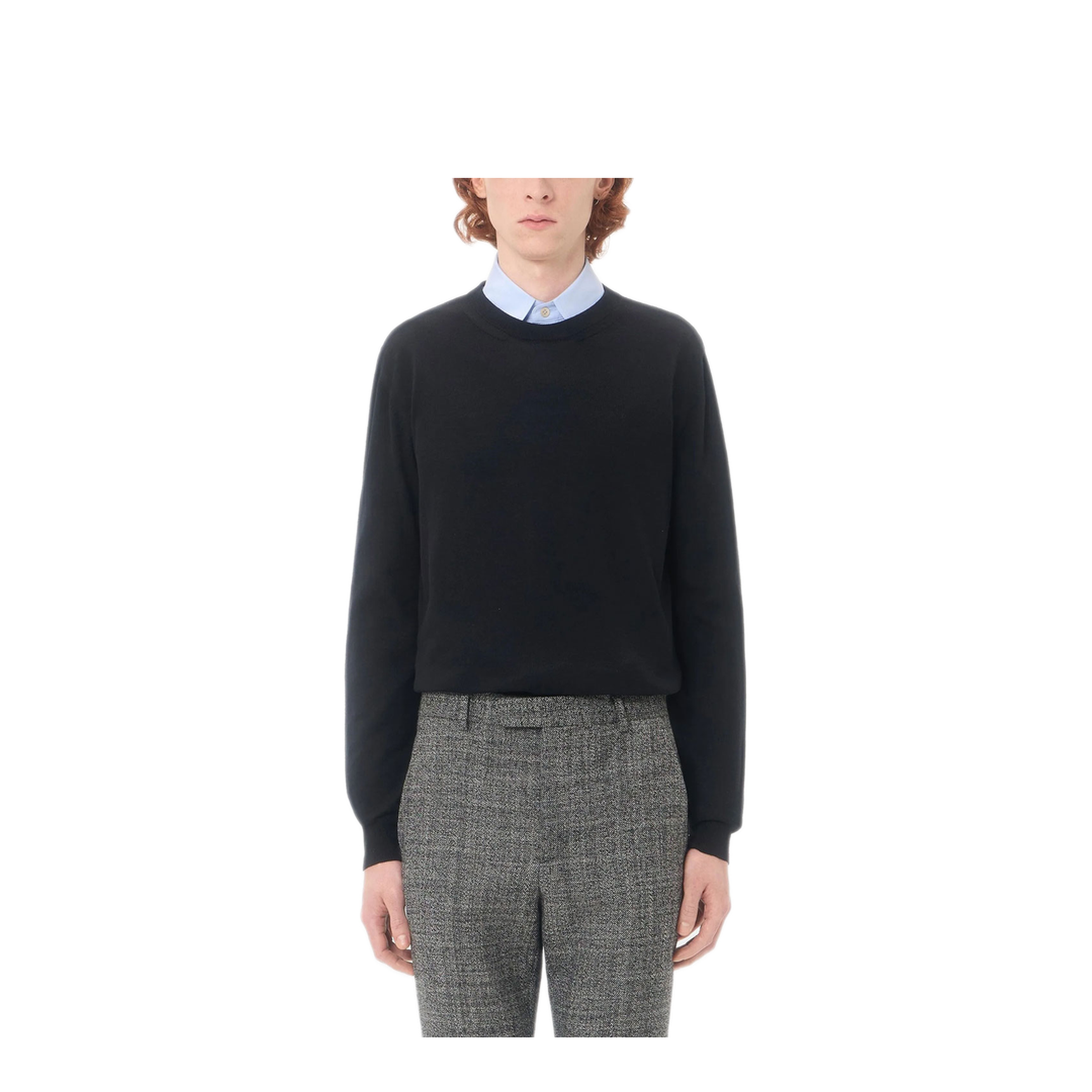 Wool Jumper with Vlogo Embroidery - Image 3
