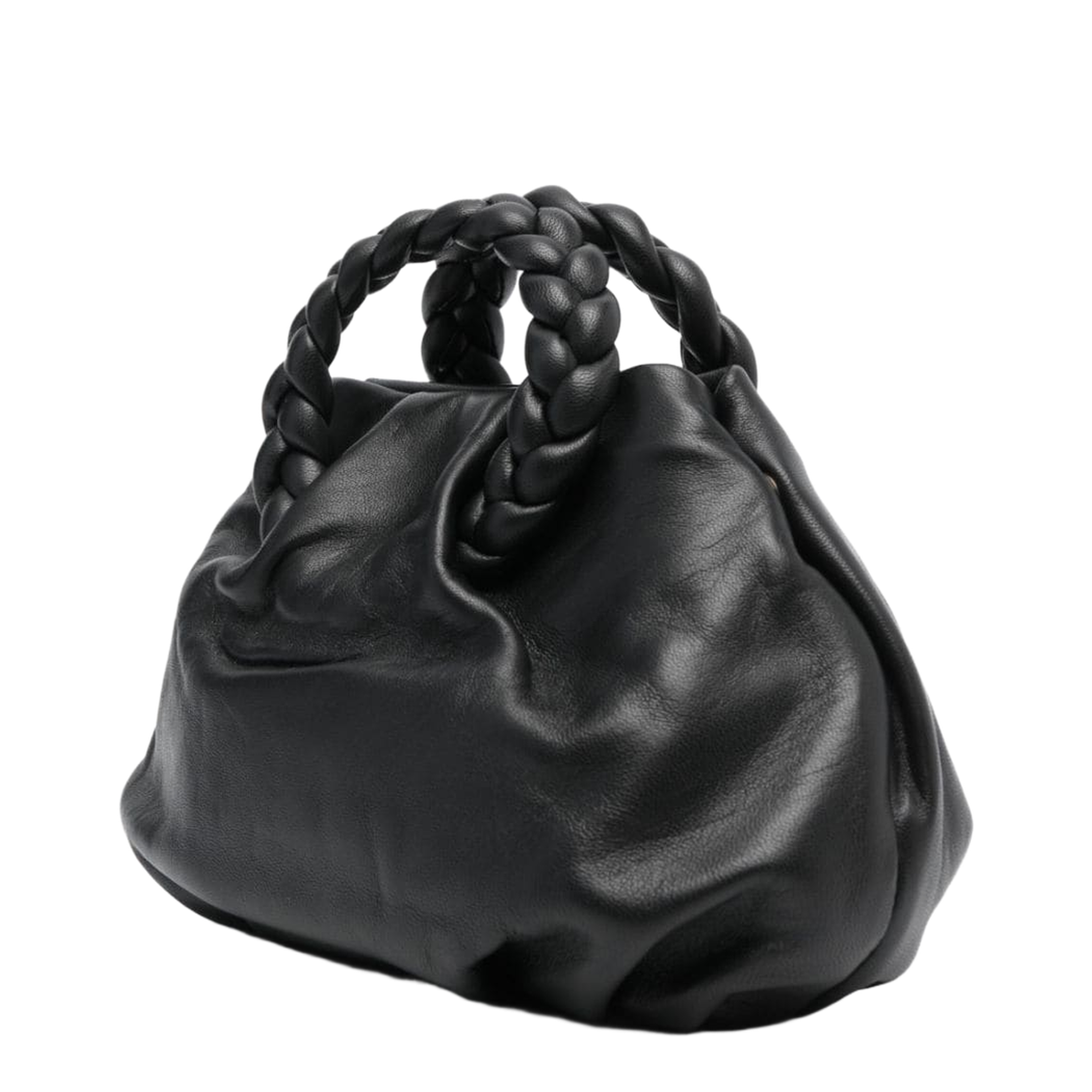 Medium Lambskin Handbag - Black - Image 3