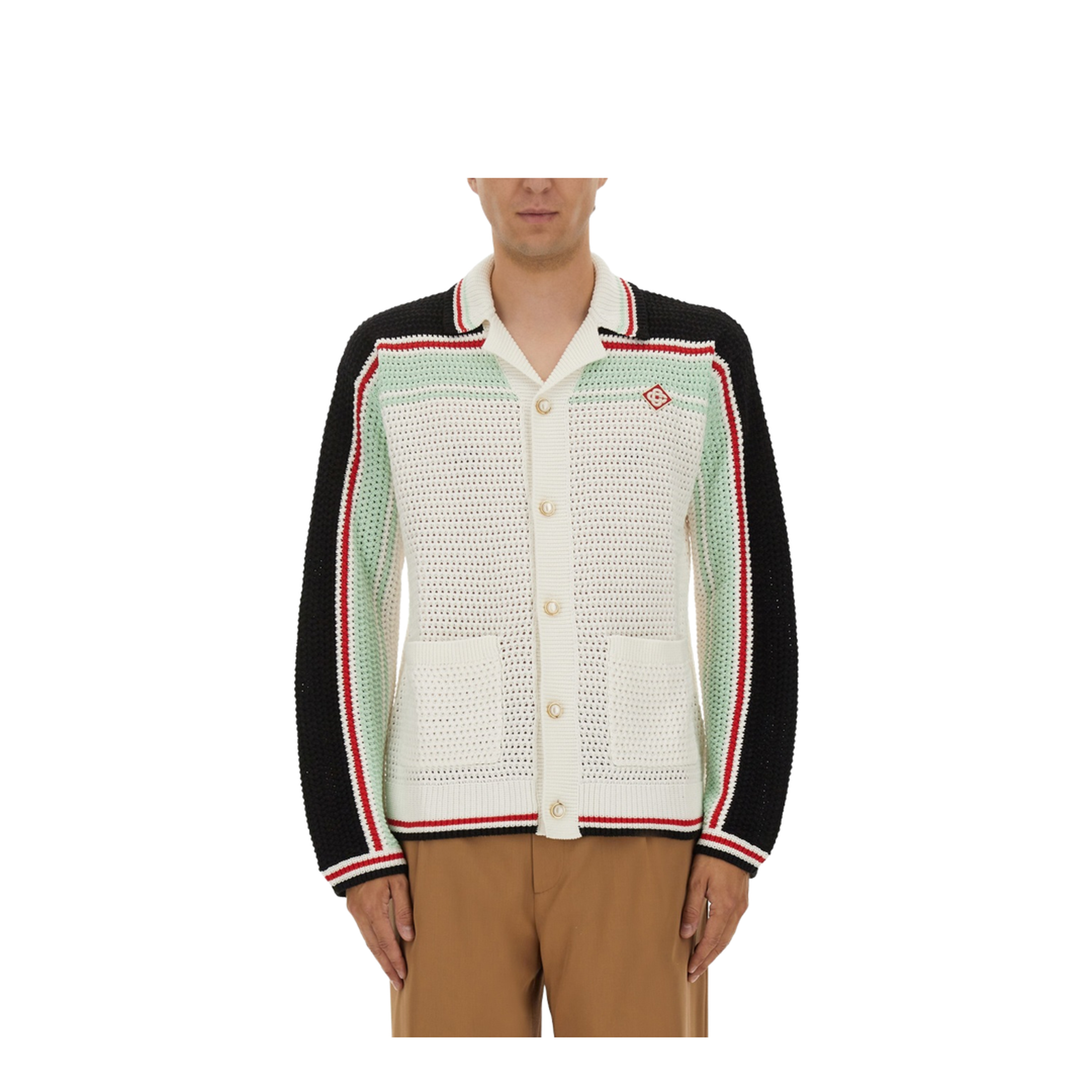 Cotton Knit Tennis Shirt - Image 1