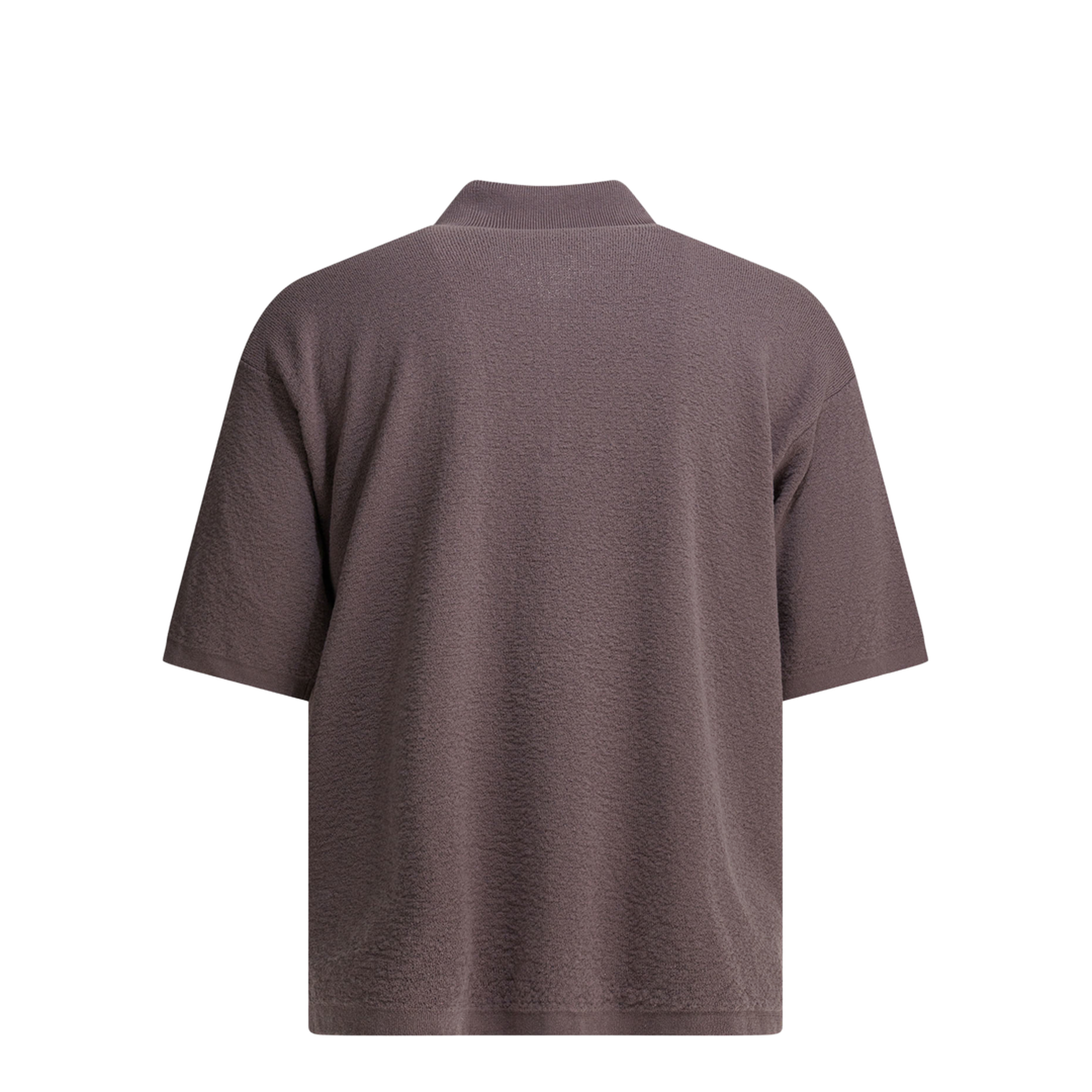 Polo Shirt with Half Zipper and Logo - Image 2