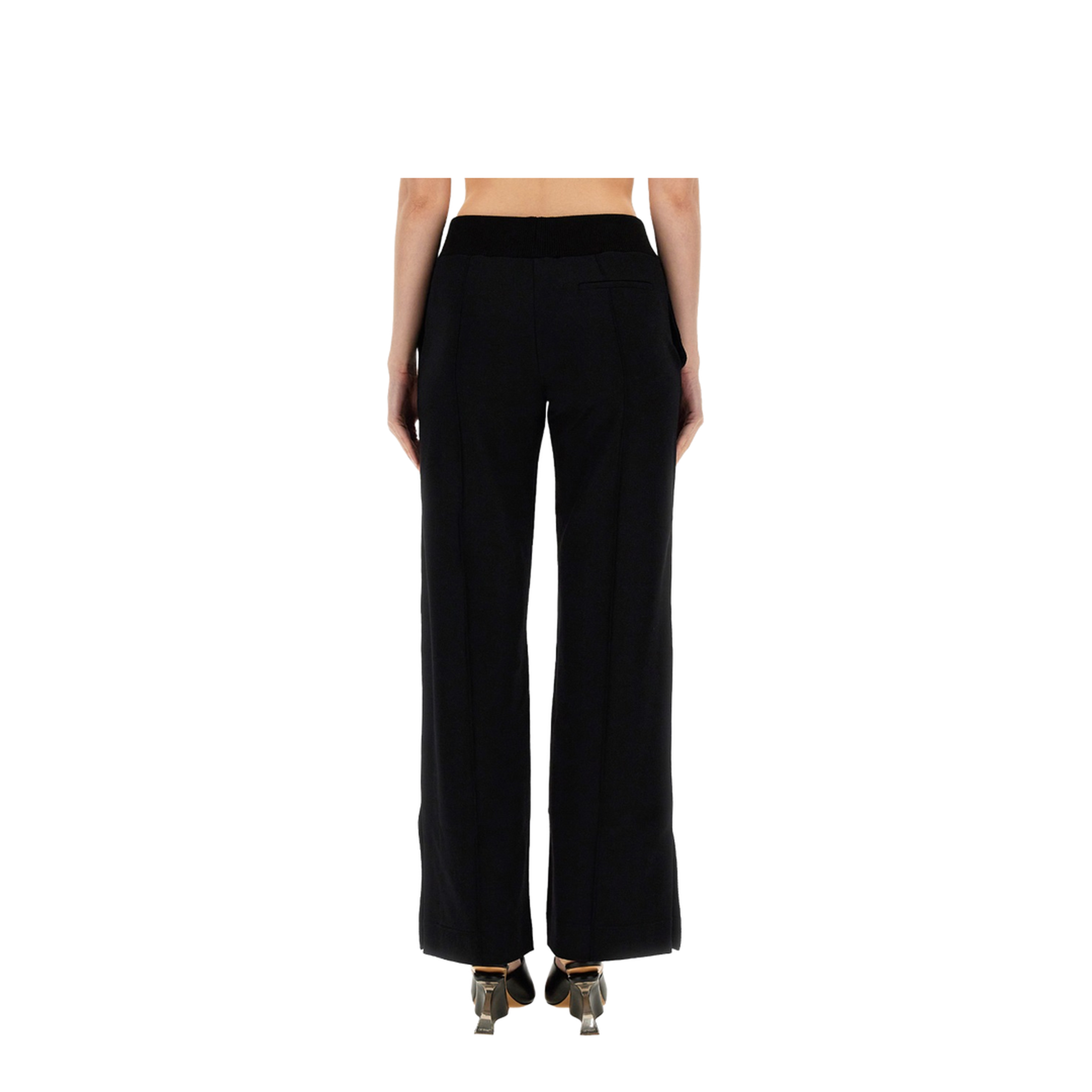 Black Polyamide Blend Sporty Pants - Image 3