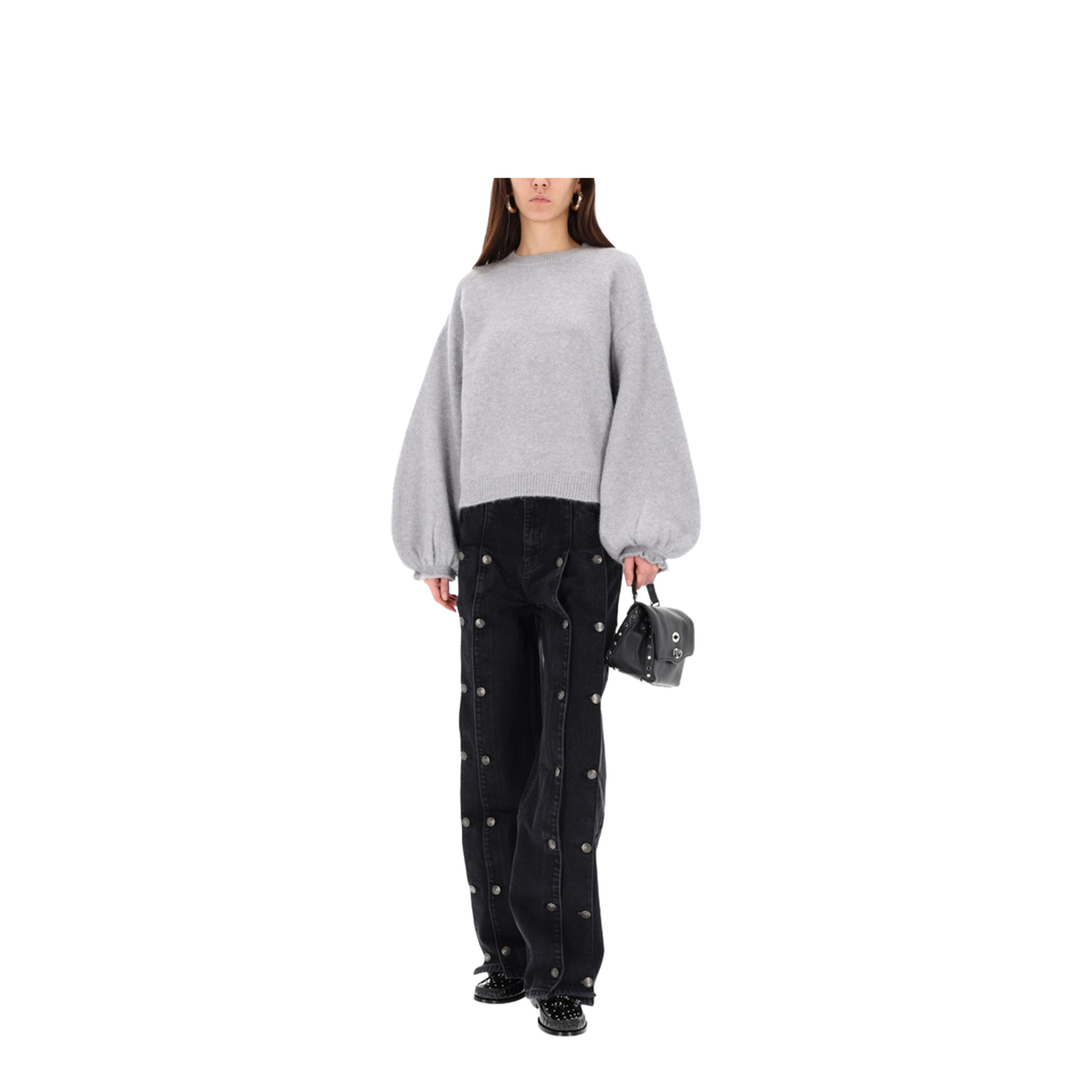 Sweater With Wide Sleeves - Image 2