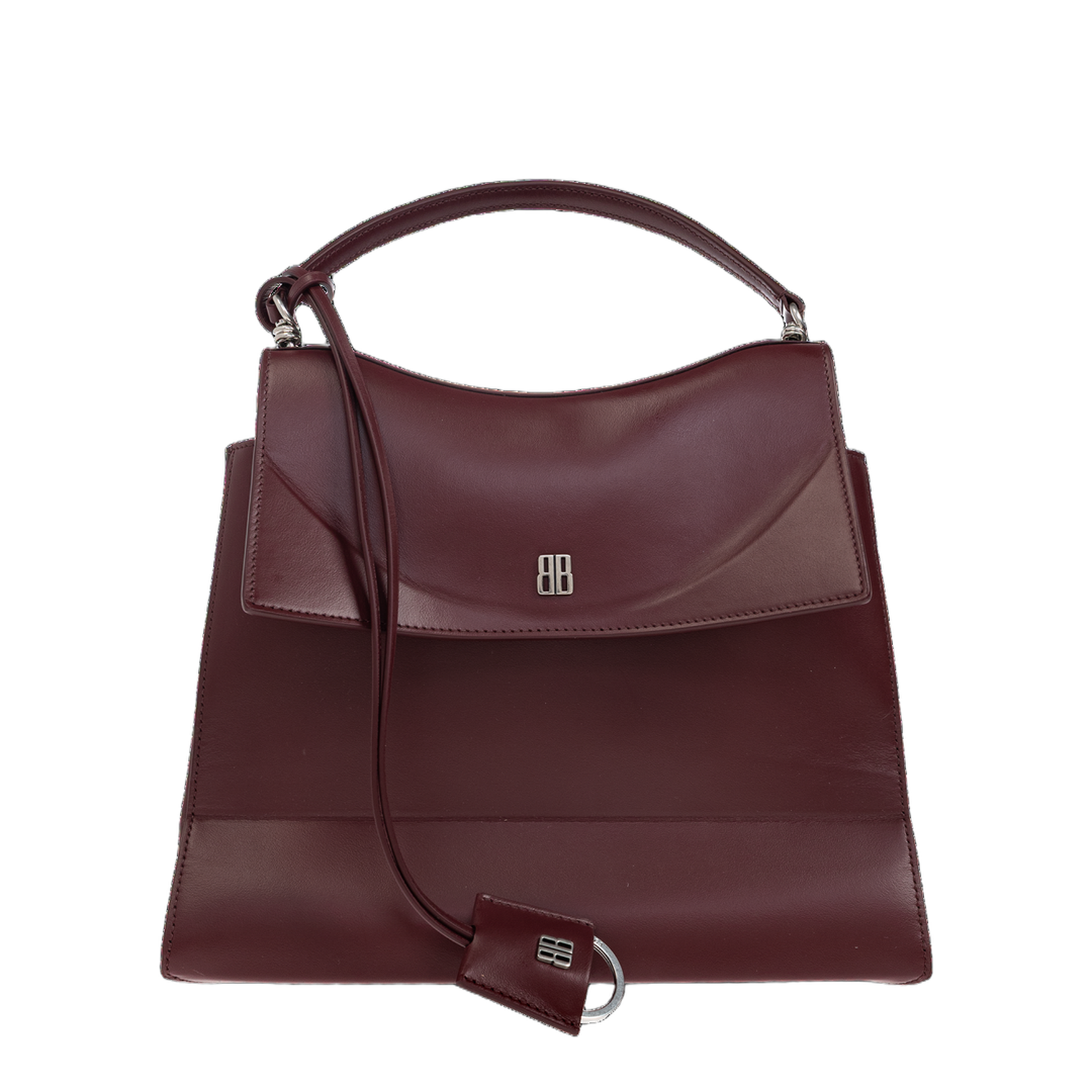 Nano Handbag Medium in Dark Burgundy - Image 1
