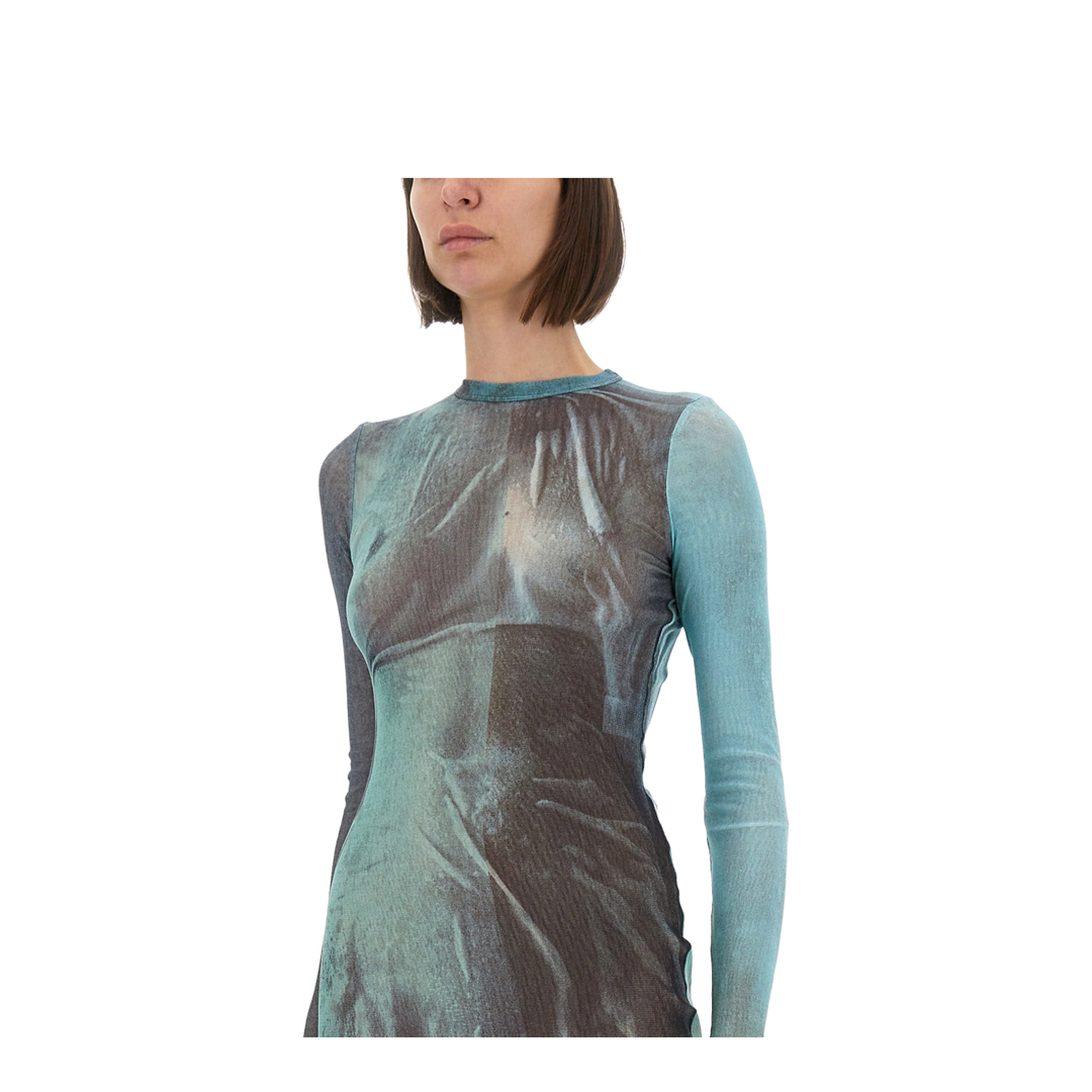 Mesh Long Dress - Image 2