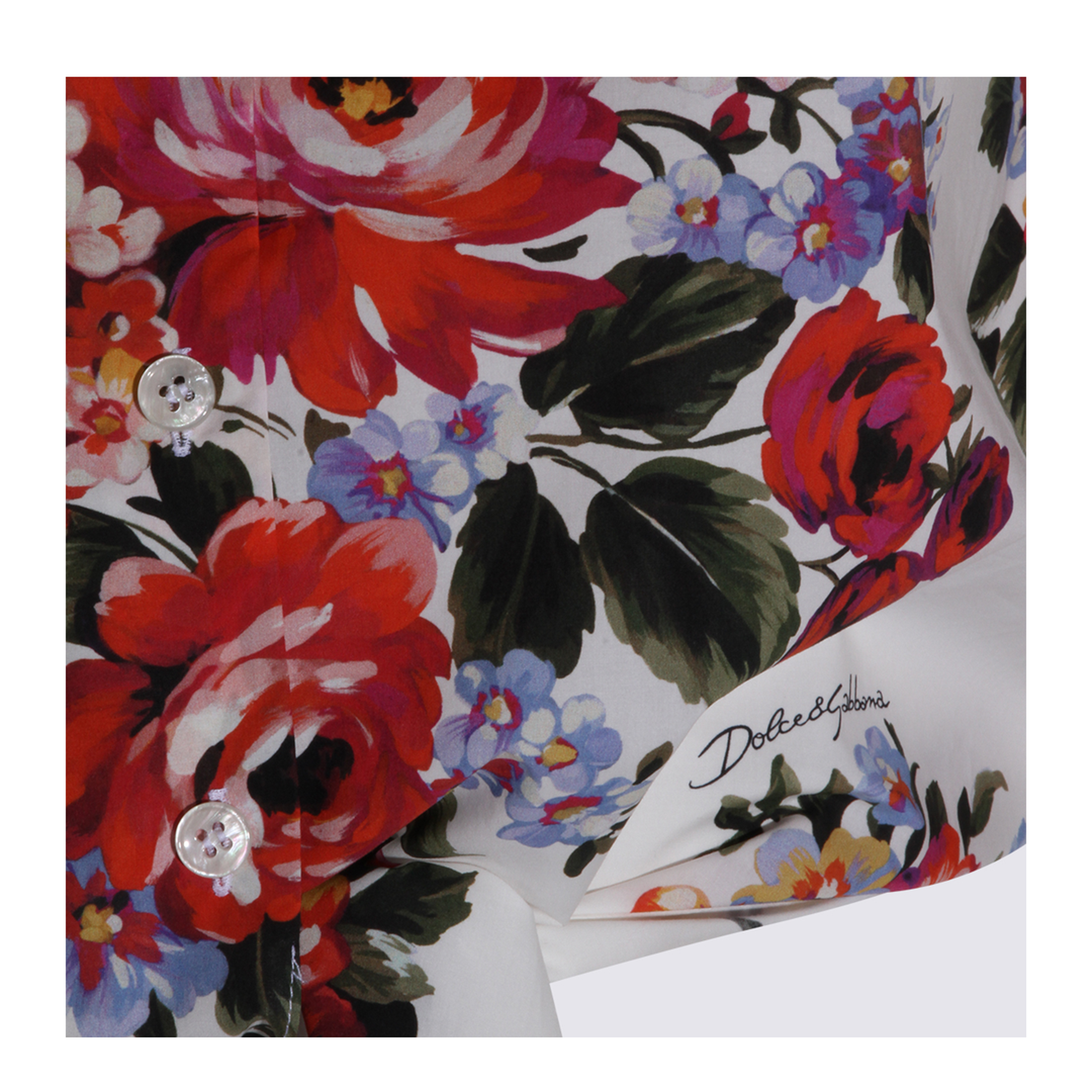 Floral Print Crop Shirt - Image 8