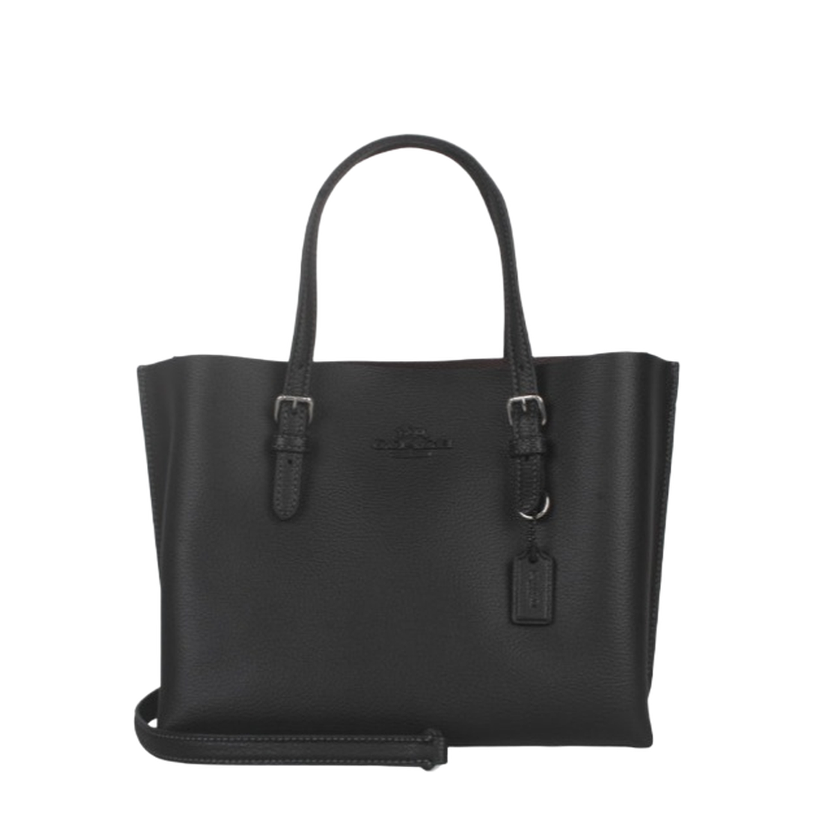 Mollie Leather Tote Bag 25 Black - Image 1