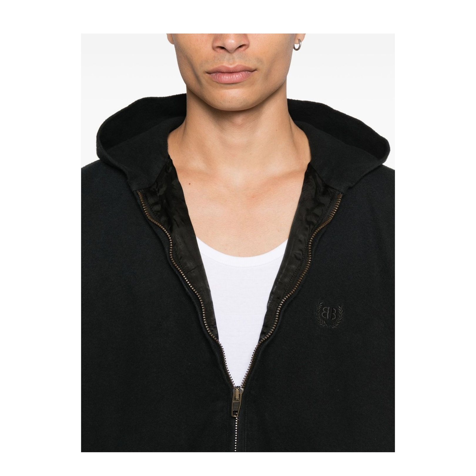 Hooded Jacket Black - Image 3