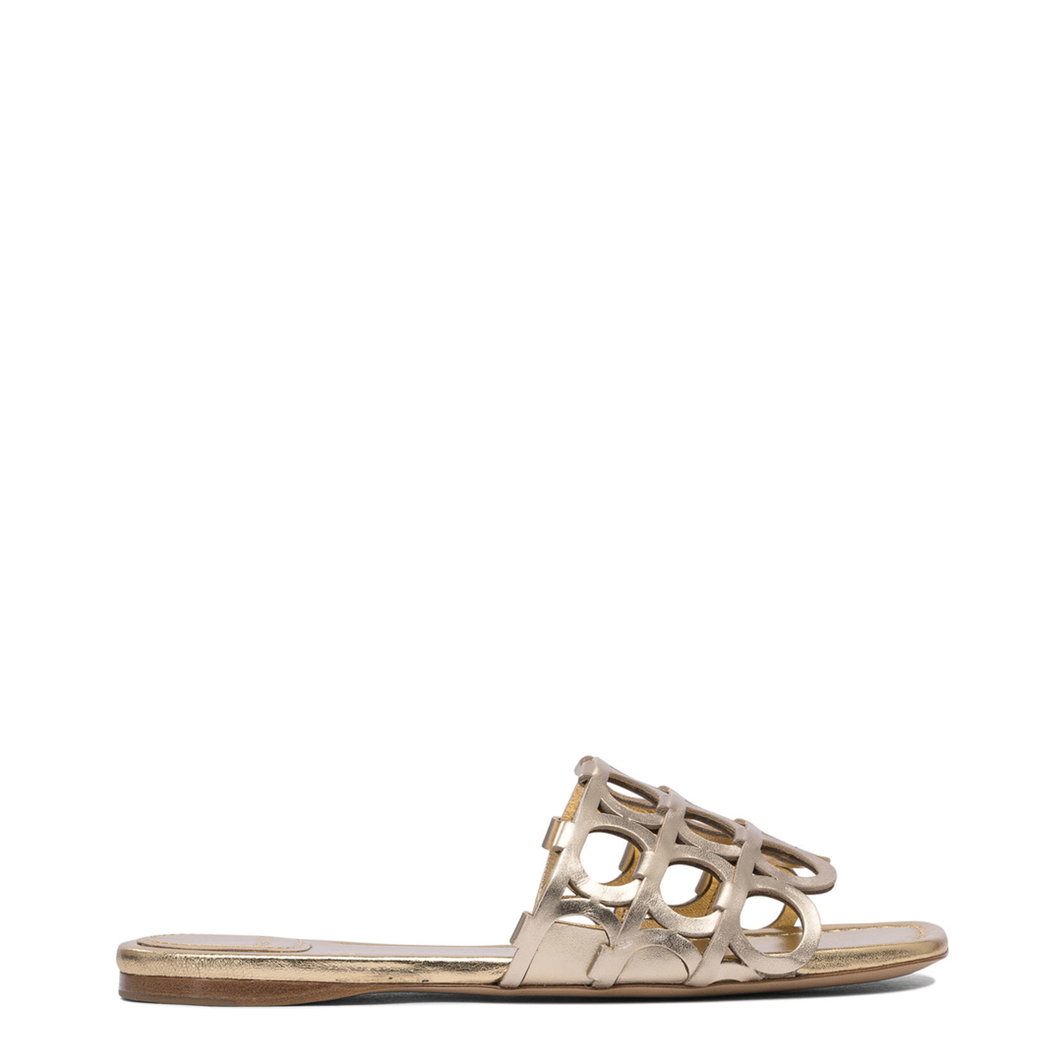 Low Leather Sandals - Image 1