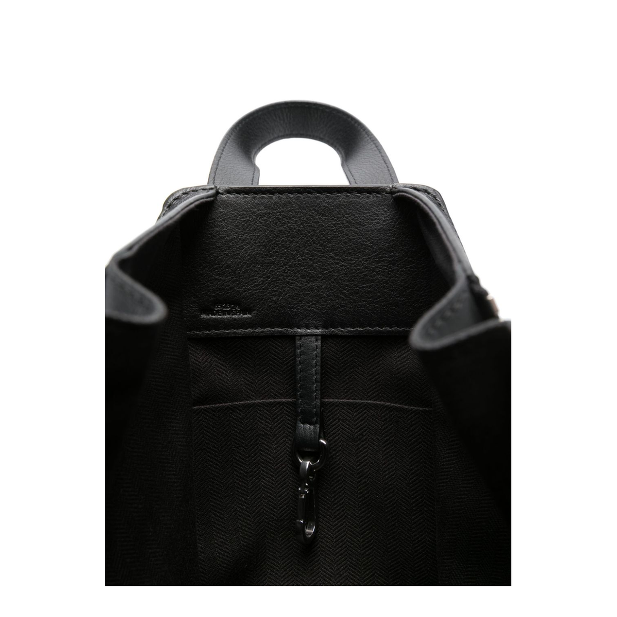 Hammock Compact Calfskin Bag - Black - Image 4