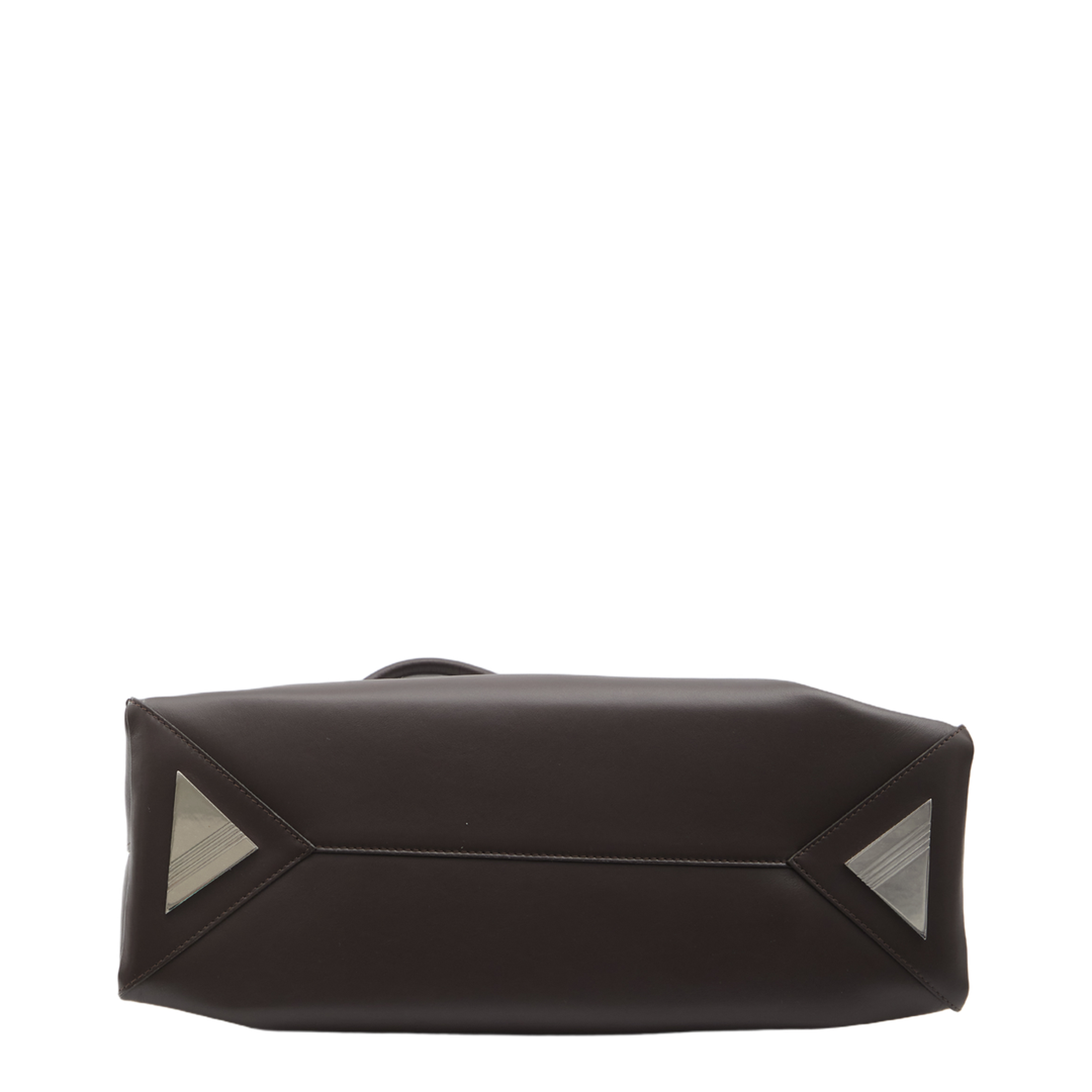 La Passeggiata Medium Calfskin Handbag - Dark Brown - Image 3
