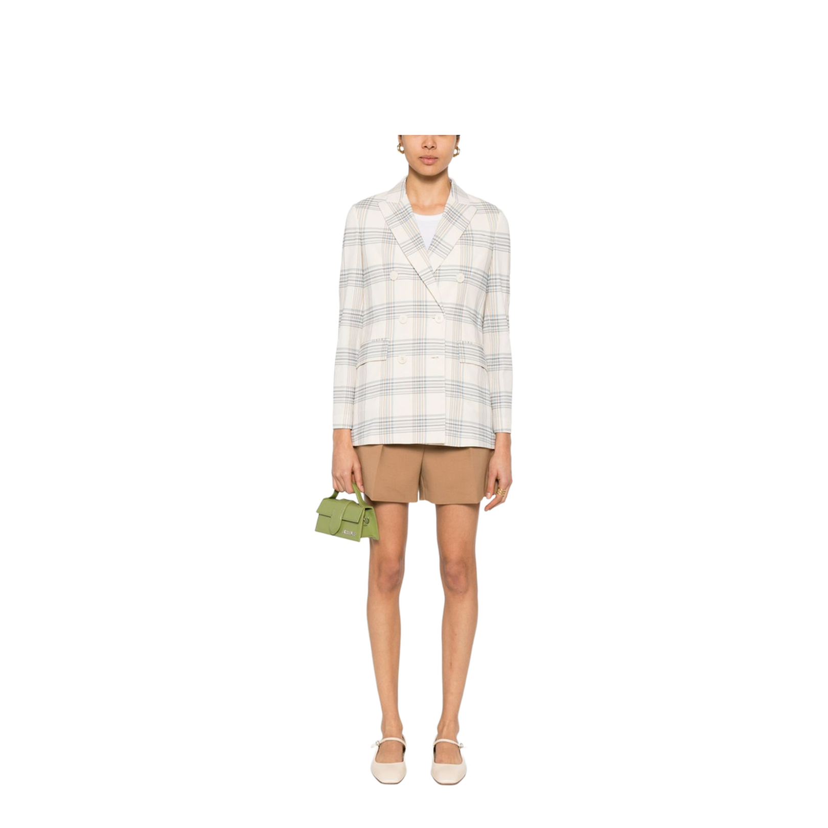 Cotton Double-Breasted Jacket - Image 3