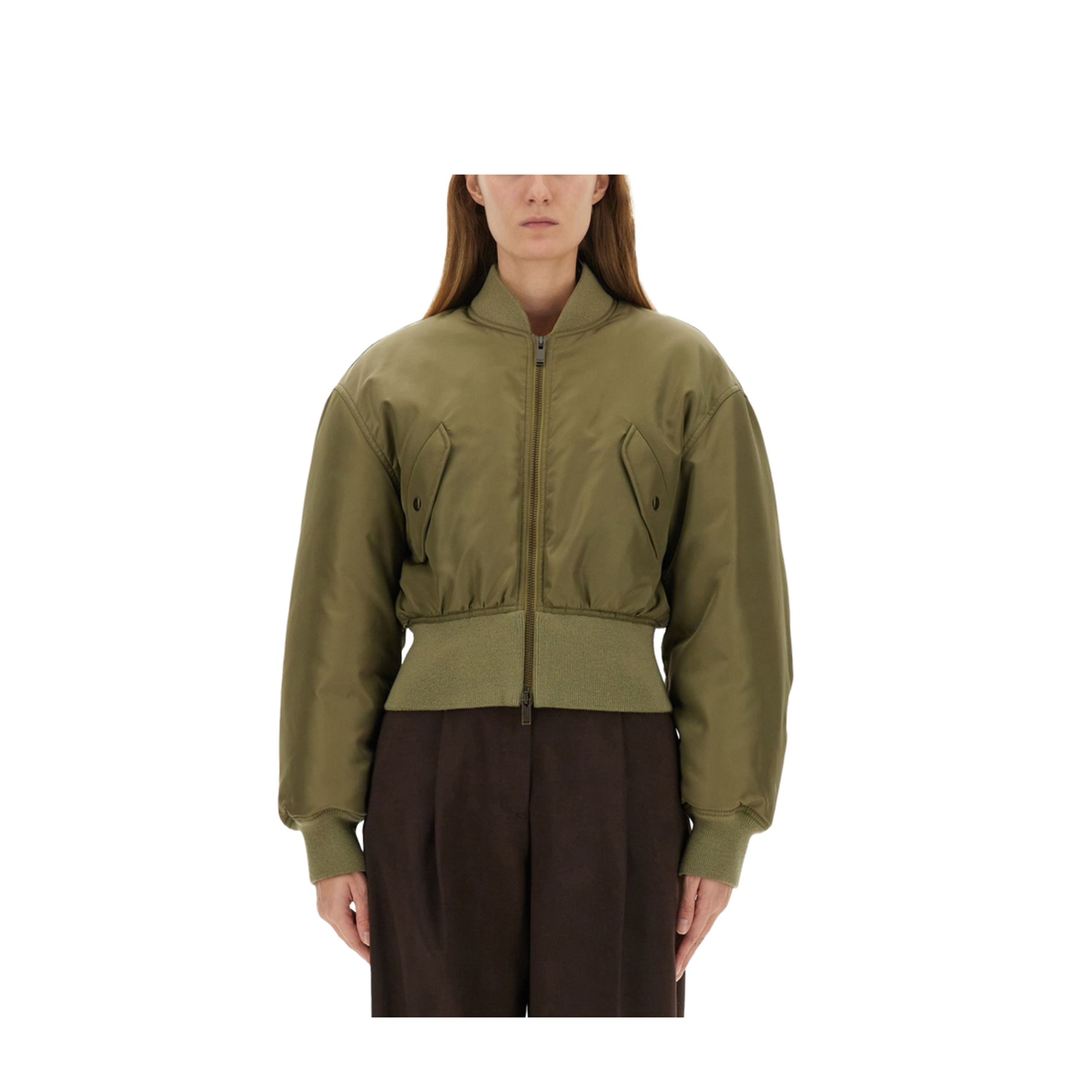 Nylon Bomber Jacket - Image 1