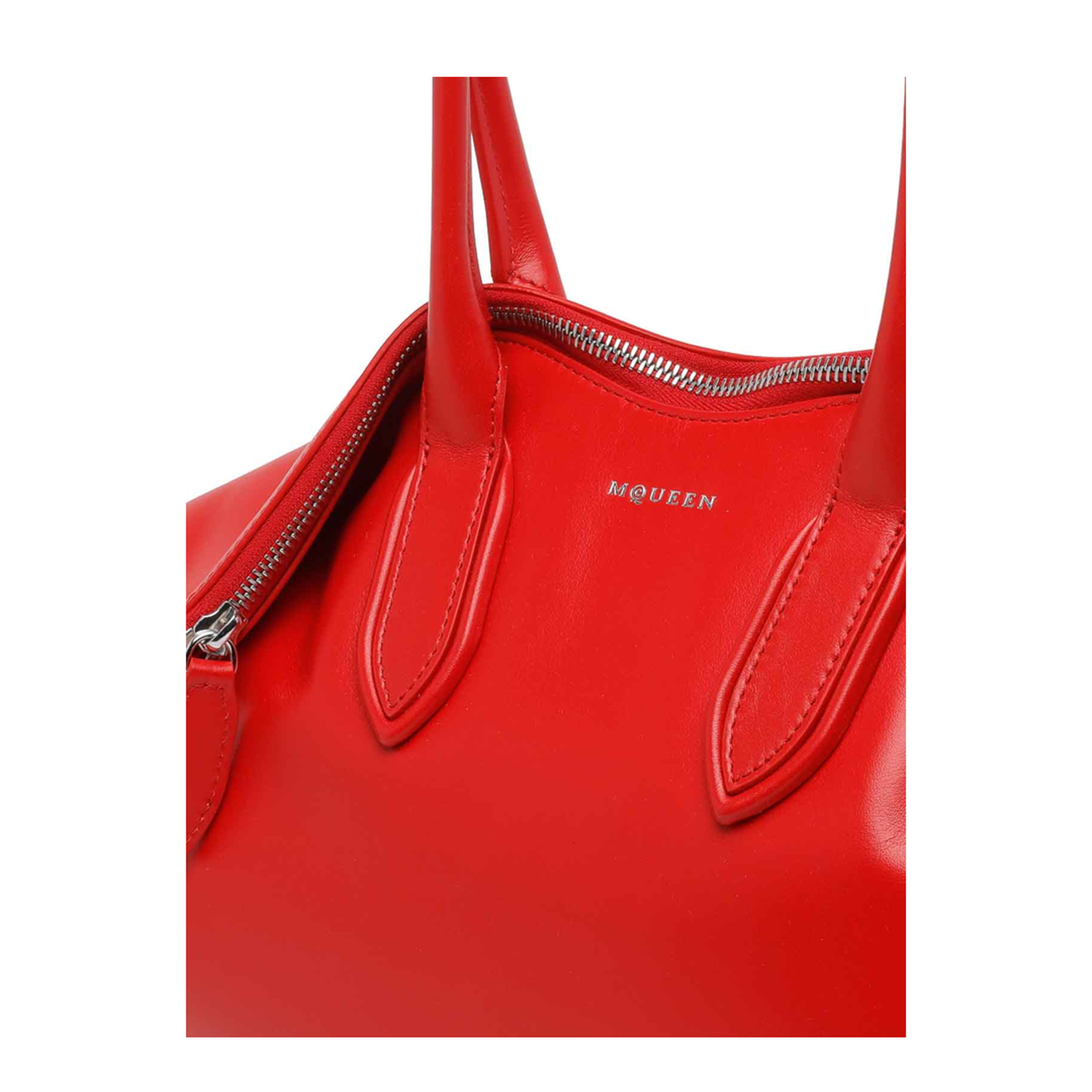 Manta Nappa Calf Leather Bag - Red - Image 3