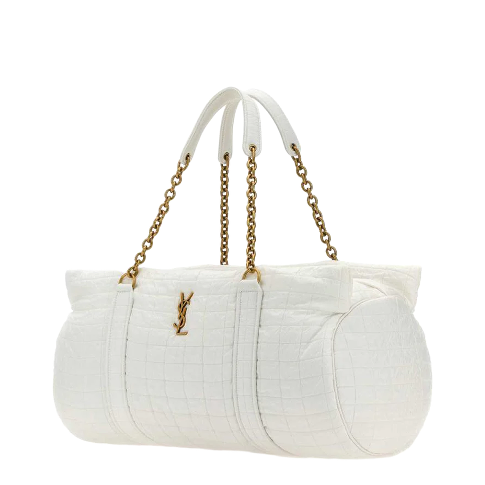 Gloria Nylon Duffel Bags - White - Image 4